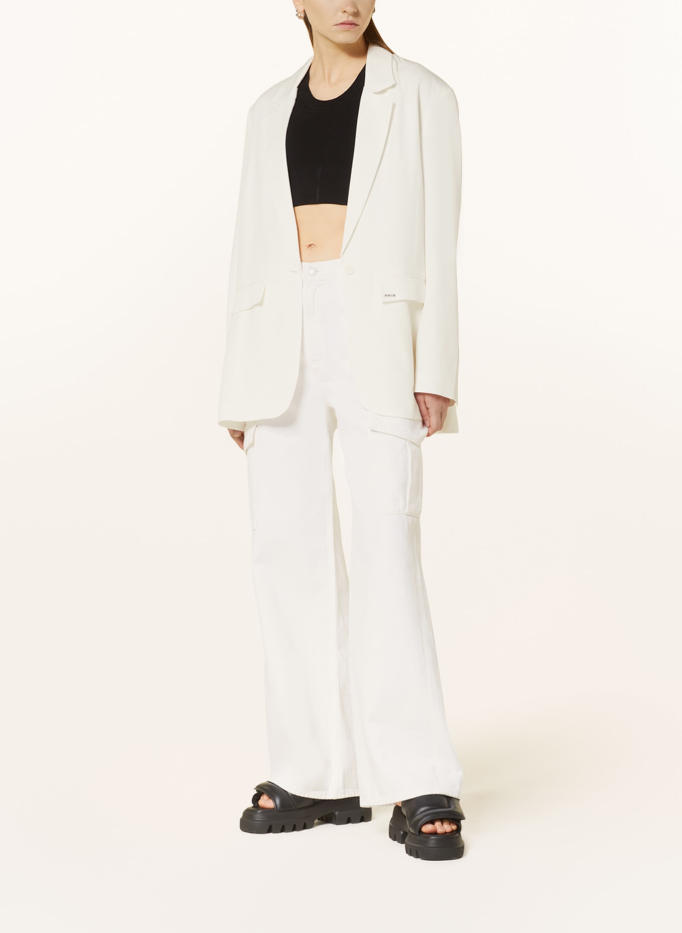ELIAS RUMELIS Oversized blazer EMILY, Color: WHITE (Image 2)