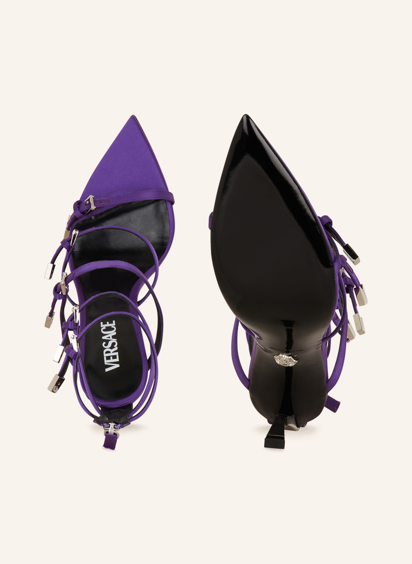 VERSACE Sandals, Color: PURPLE (Image 5)