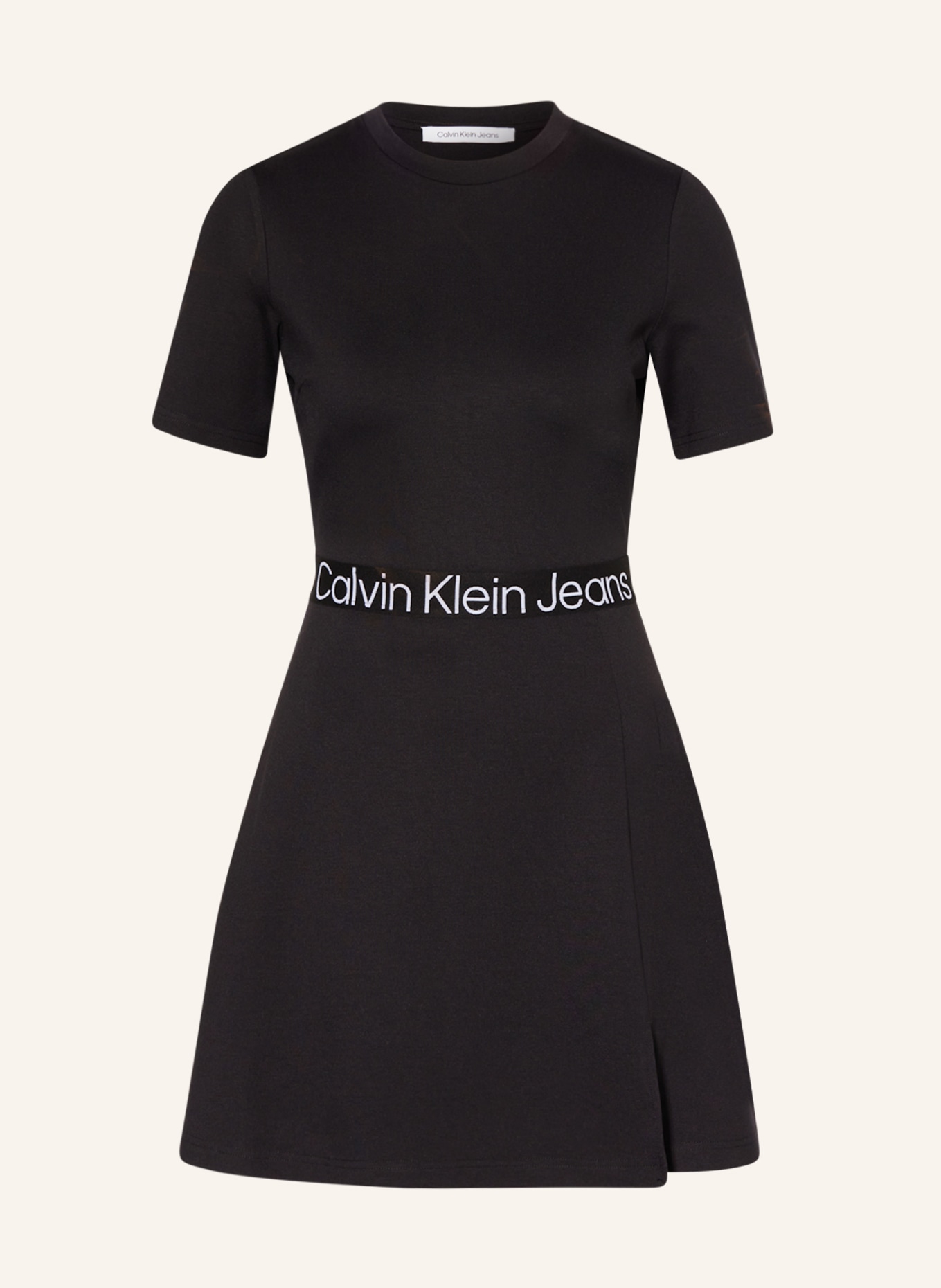 Calvin Klein Jeans Jerseykleid, Farbe: SCHWARZ (Bild 1)