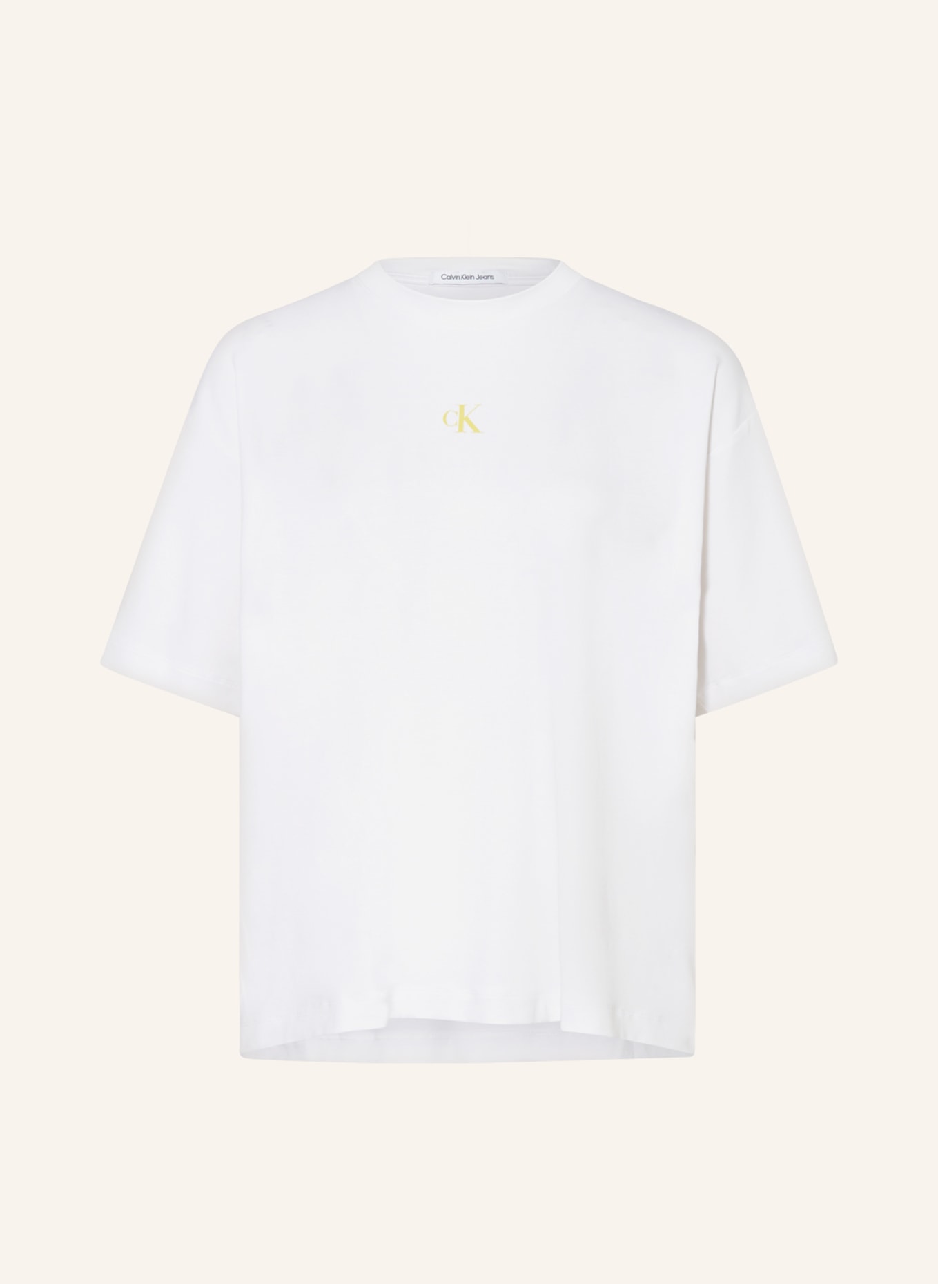 Buy Calvin Klein Jeans White Core Monogram Regular T-Shirt from Next  Netherlands