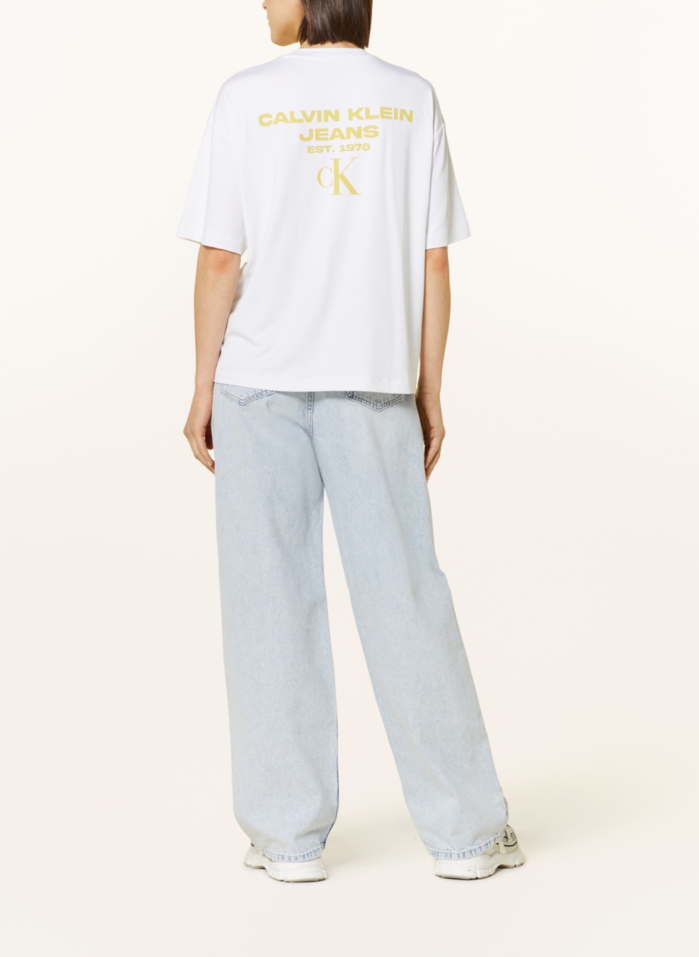 Calvin Klein Jeans Tričko, Barva: BÍLÁ (Obrázek 3)