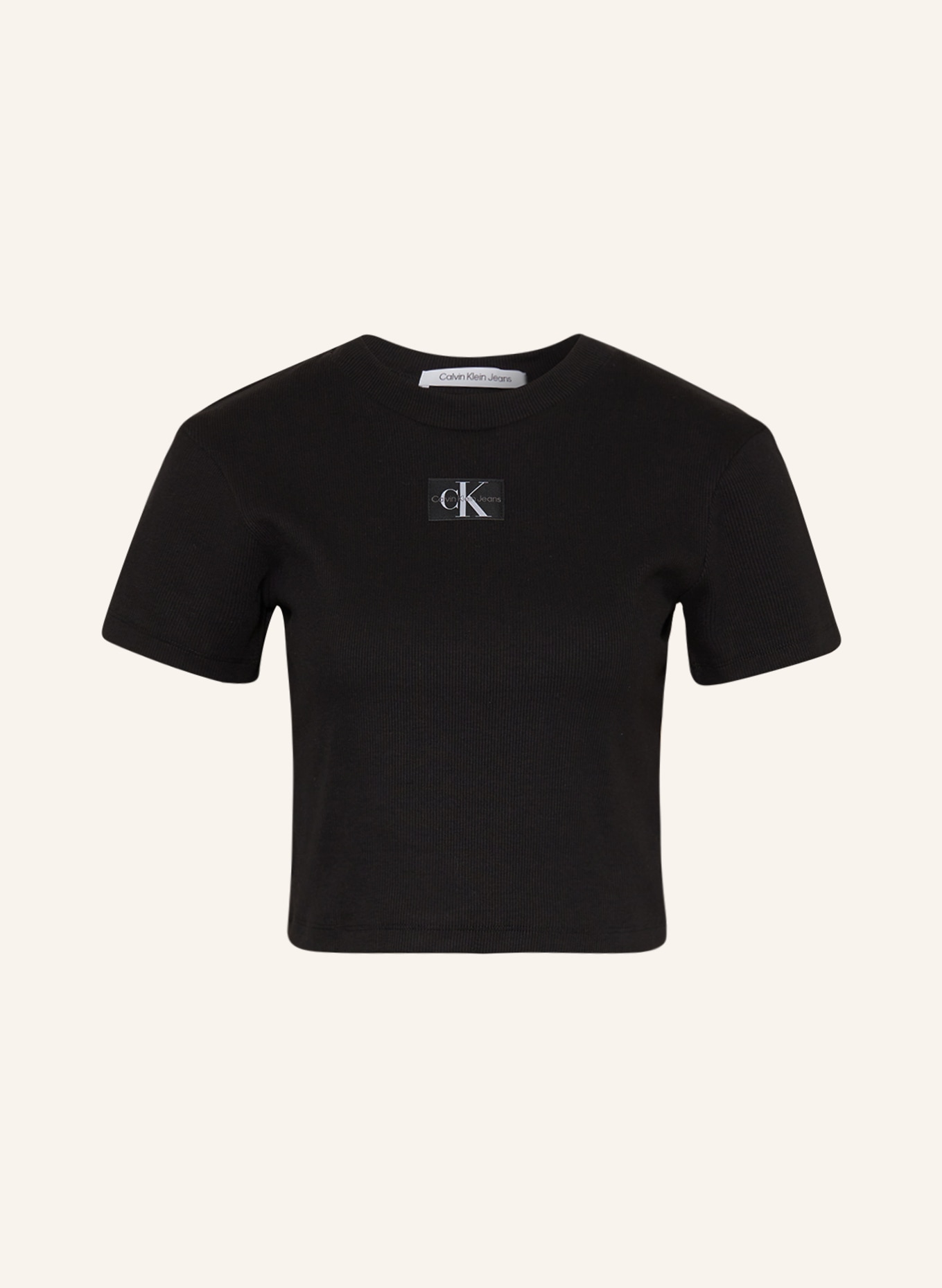 Calvin Klein Jeans Cropped shirt, Color: BLACK (Image 1)