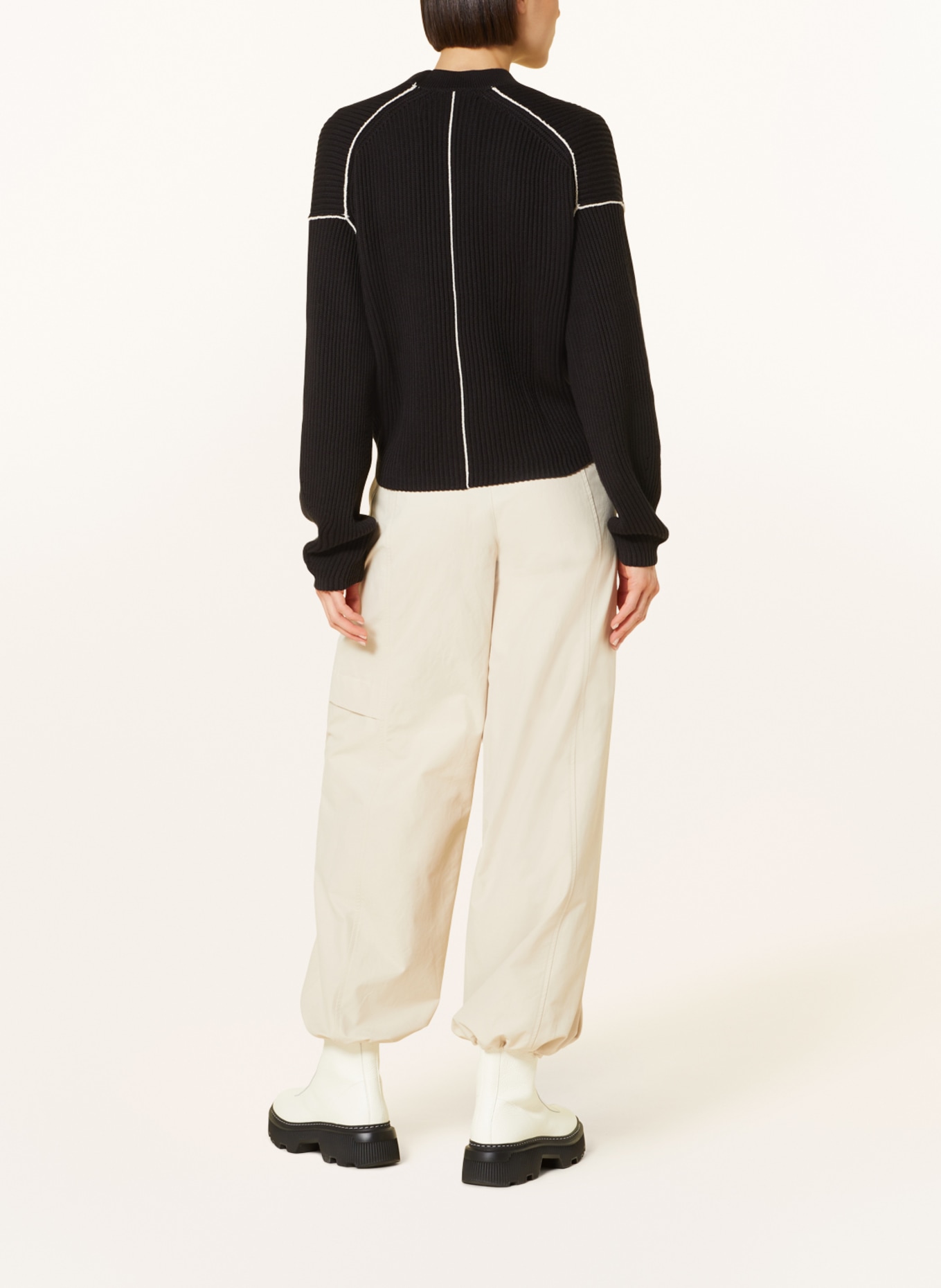 Calvin Klein Jeans Strickjacke, Farbe: SCHWARZ (Bild 3)