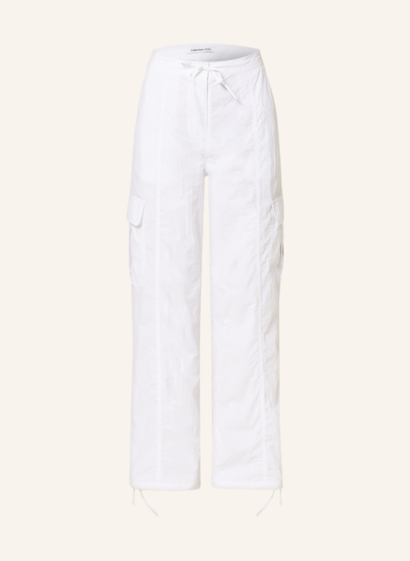 Calvin Klein Jeans Cargo kalhoty, Barva: BÍLÁ (Obrázek 1)