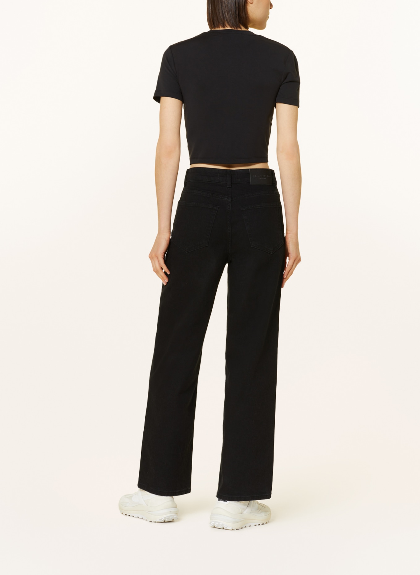 Calvin Klein Jeans Cropped-Shirt, Farbe: SCHWARZ (Bild 3)