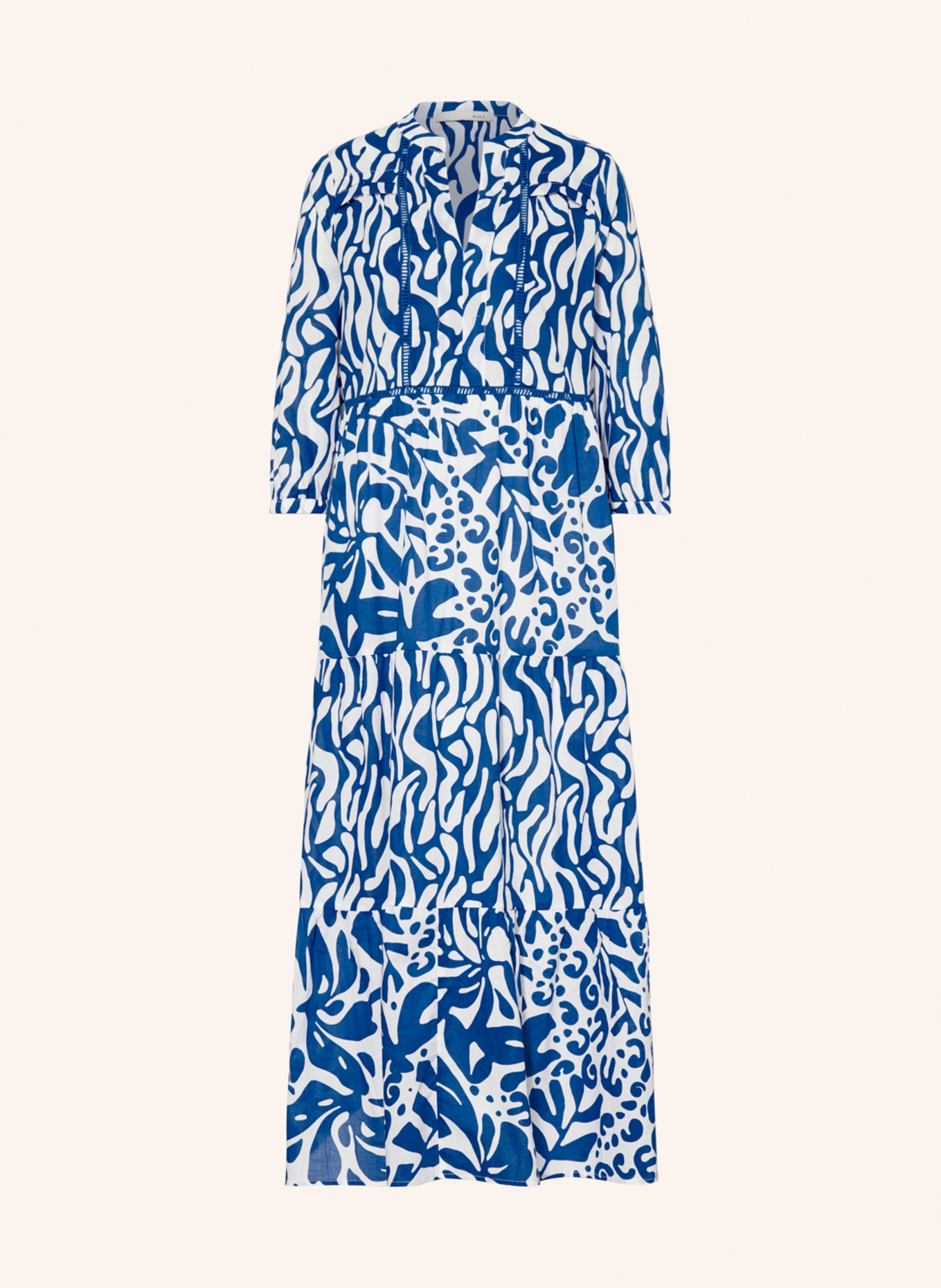 oui Dress, Color: BLUE/ WHITE (Image 1)