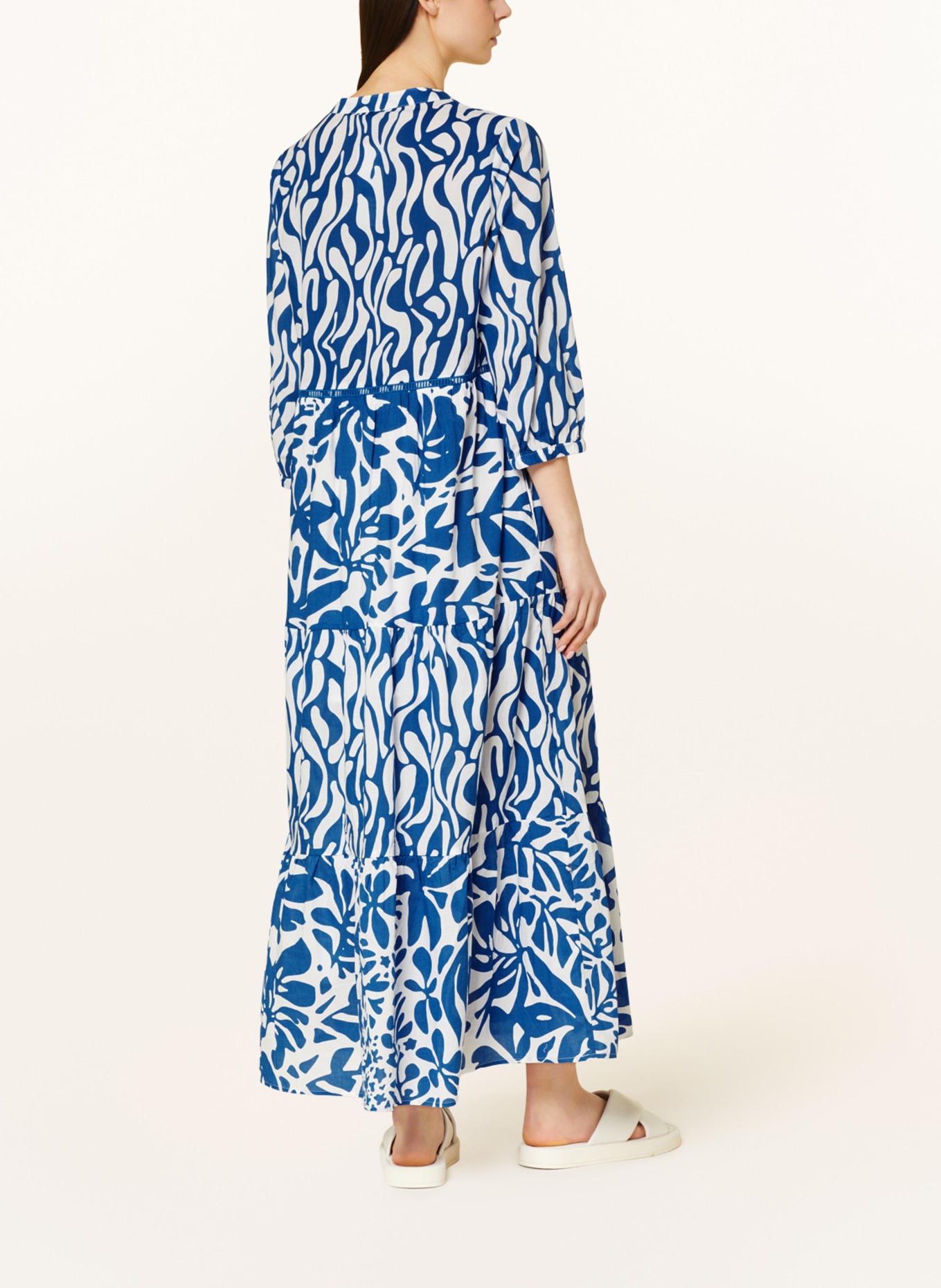 oui Dress, Color: BLUE/ WHITE (Image 3)