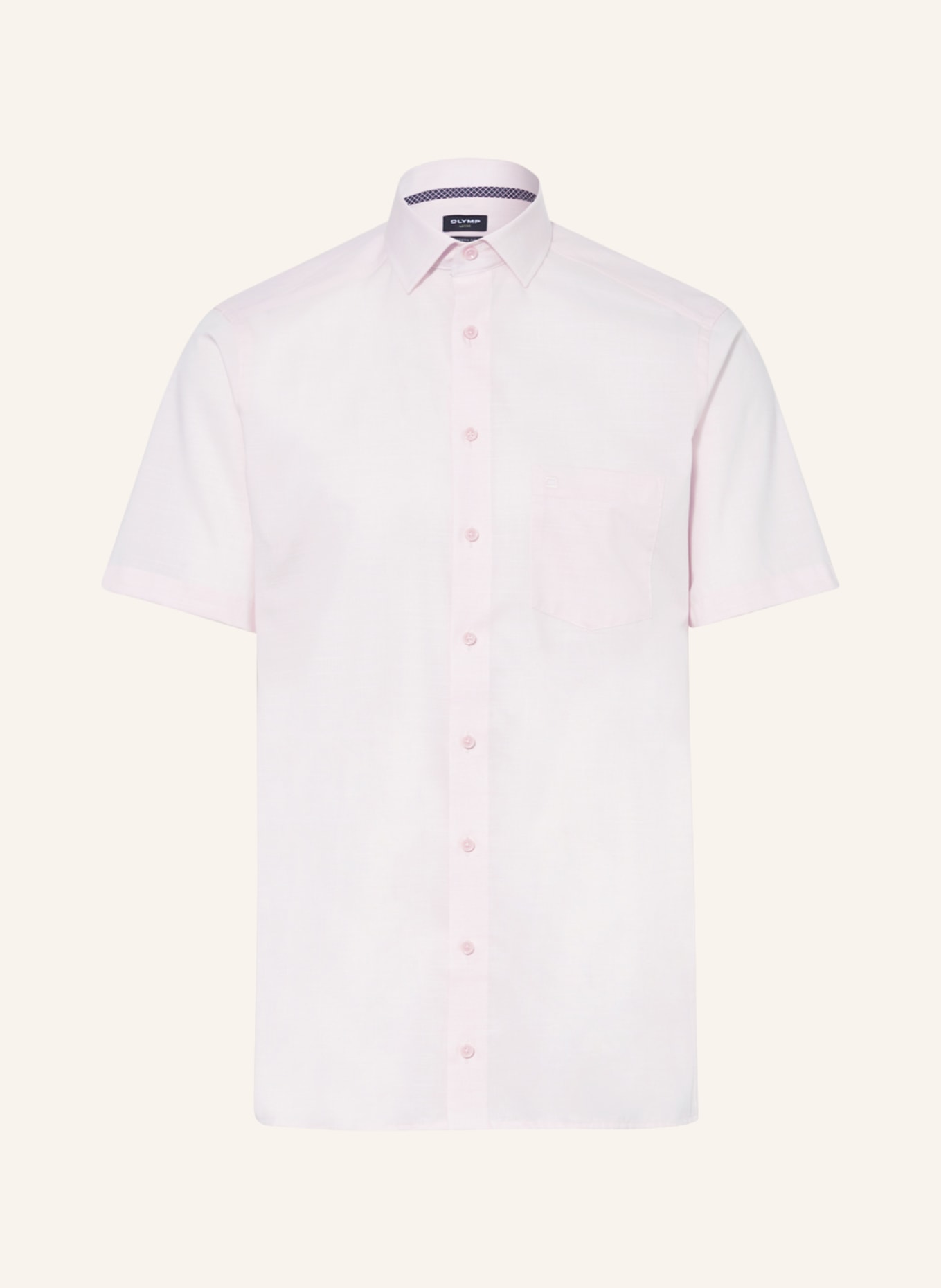 OLYMP Košile s krátkým rukávem Luxor Modern Fit, Barva: SVĚTLE RŮŽOVÁ (Obrázek 1)