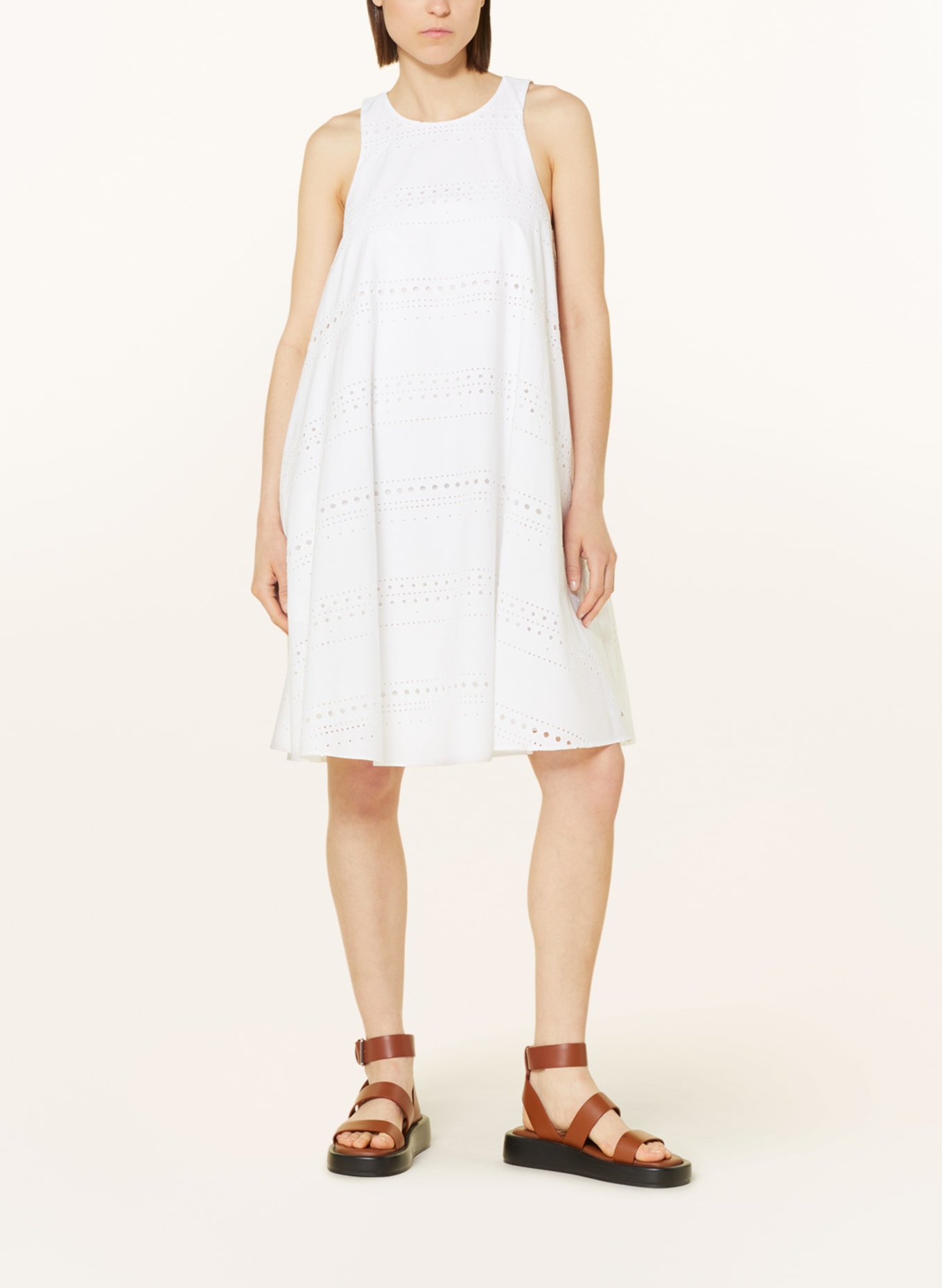 TOMMY HILFIGER Dress made of broderie anglaise, Color: WHITE (Image 2)