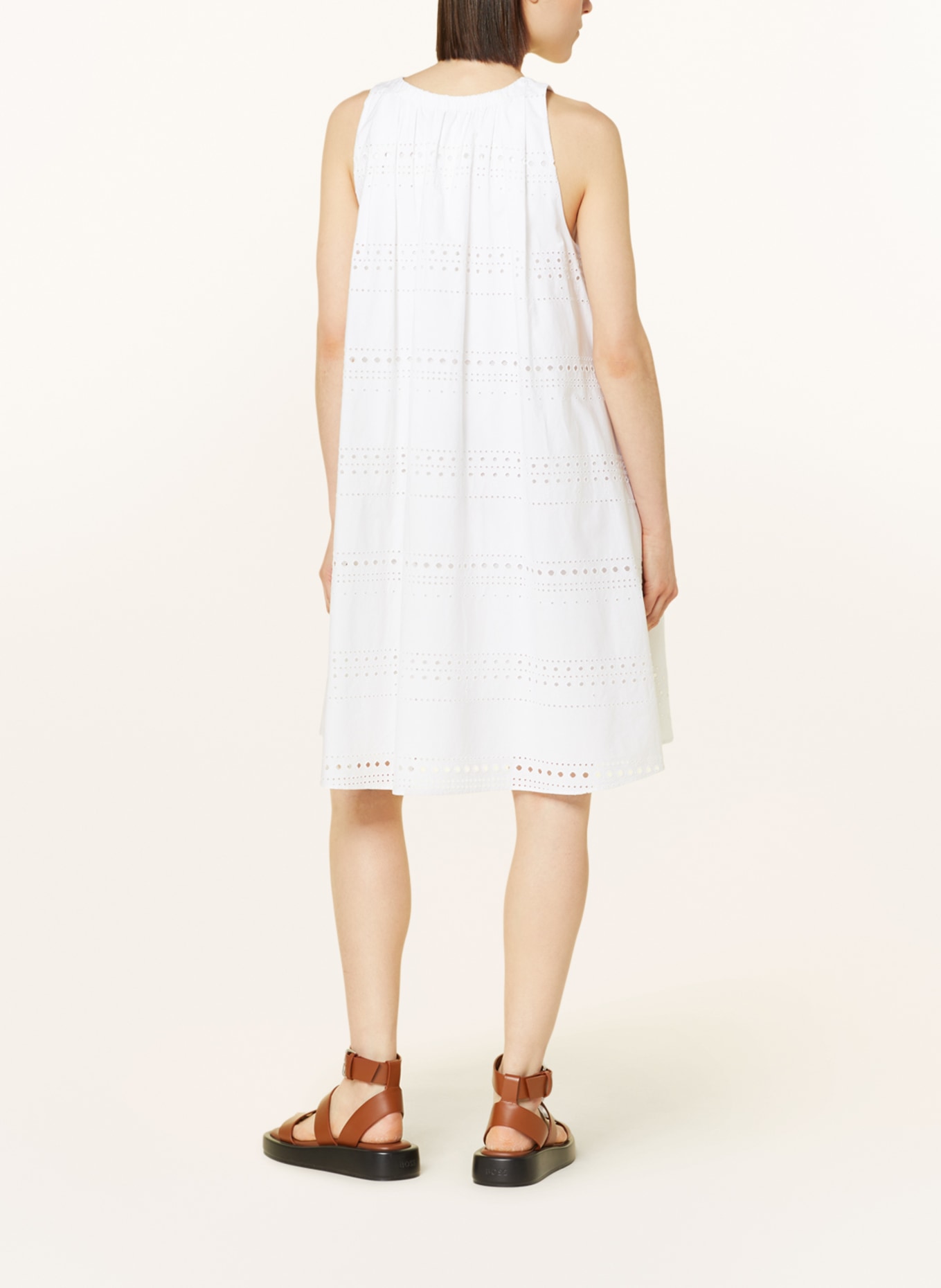 TOMMY HILFIGER Dress made of broderie anglaise, Color: WHITE (Image 3)