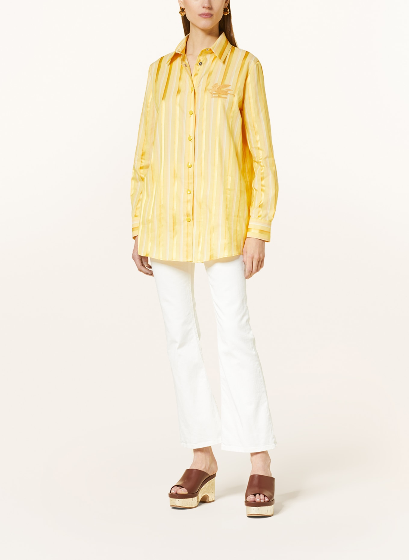ETRO Shirt blouse, Color: DARK YELLOW/ YELLOW/ LIGHT YELLOW (Image 2)