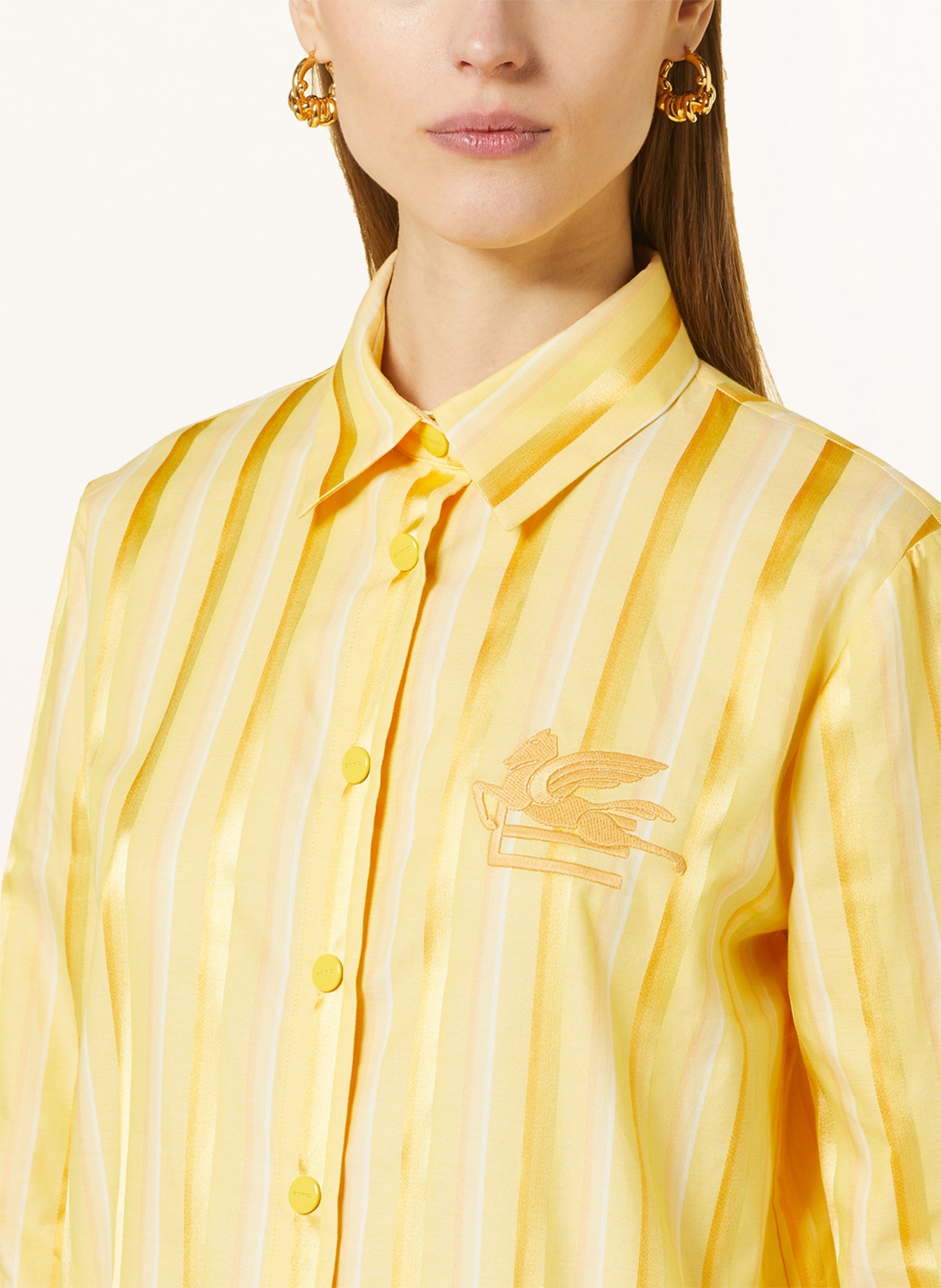 ETRO Shirt blouse, Color: DARK YELLOW/ YELLOW/ LIGHT YELLOW (Image 4)