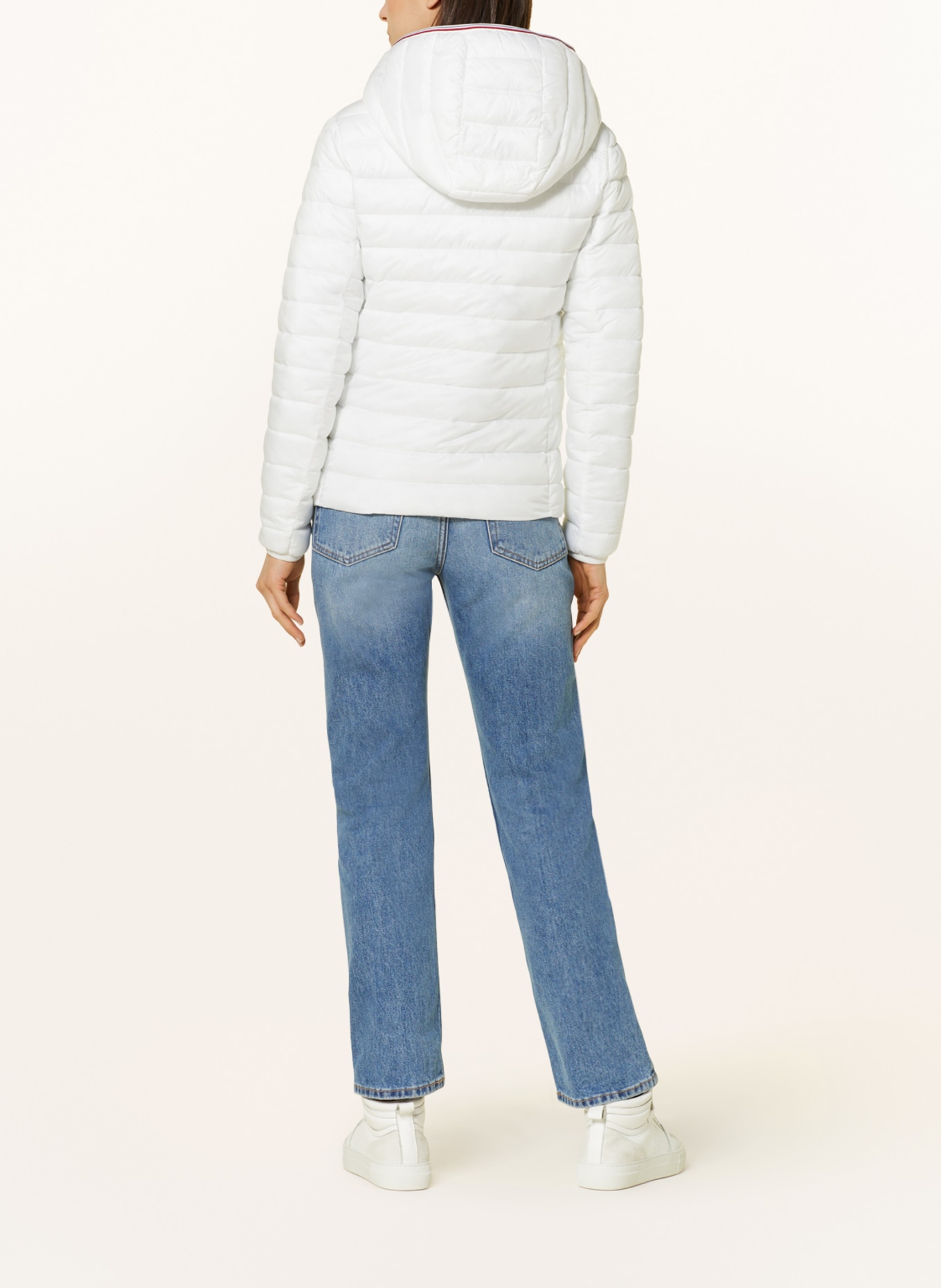 TOMMY HILFIGER Quilted jacket with detachable hood, Color: WHITE (Image 3)