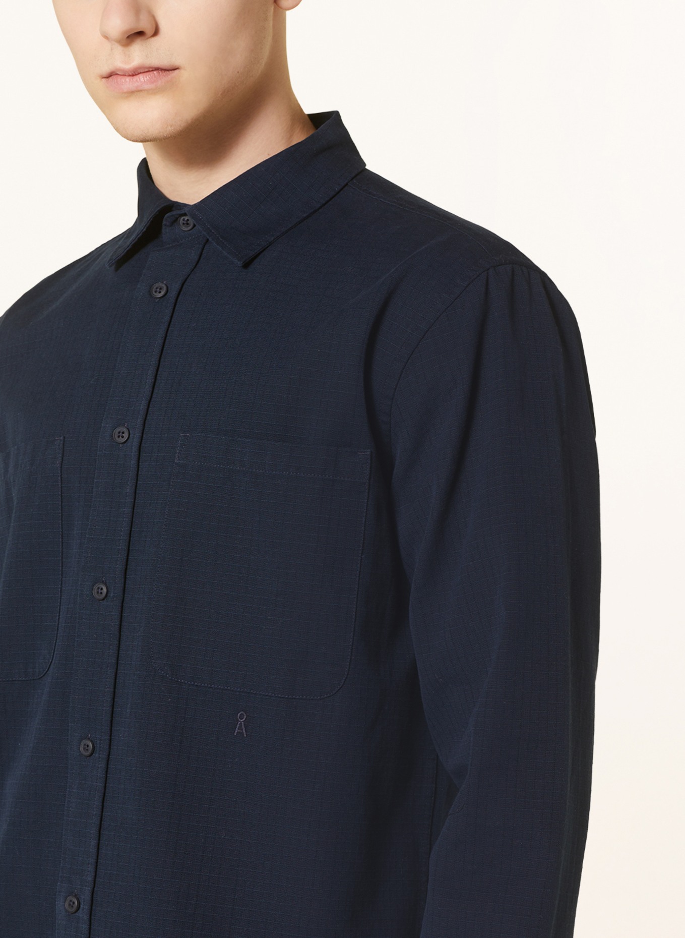ARMEDANGELS Shirt SAAKARI comfort fit, Color: DARK BLUE (Image 4)