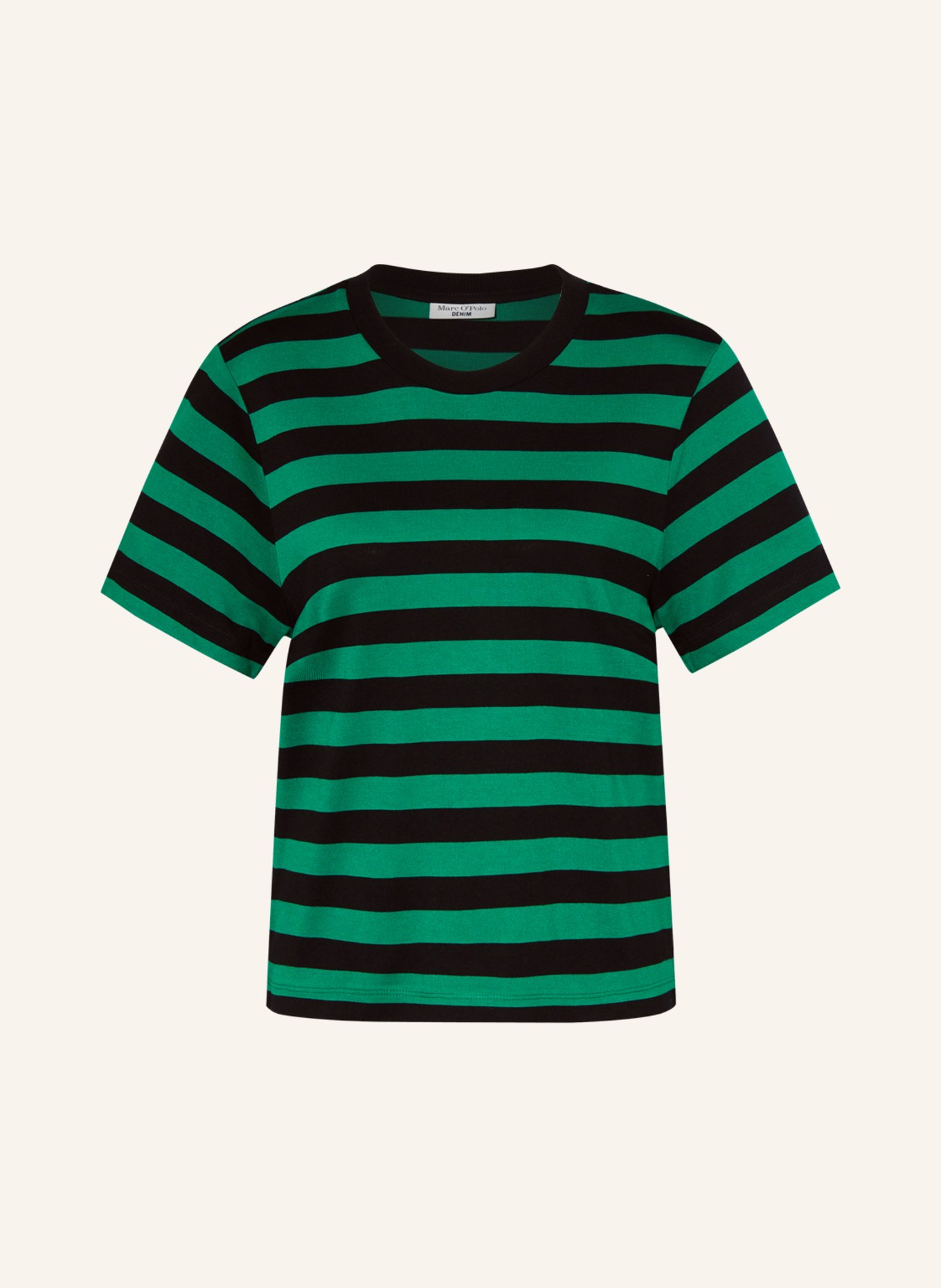 Marc O'Polo DENIM T-Shirt, Farbe: GRÜN/ SCHWARZ (Bild 1)