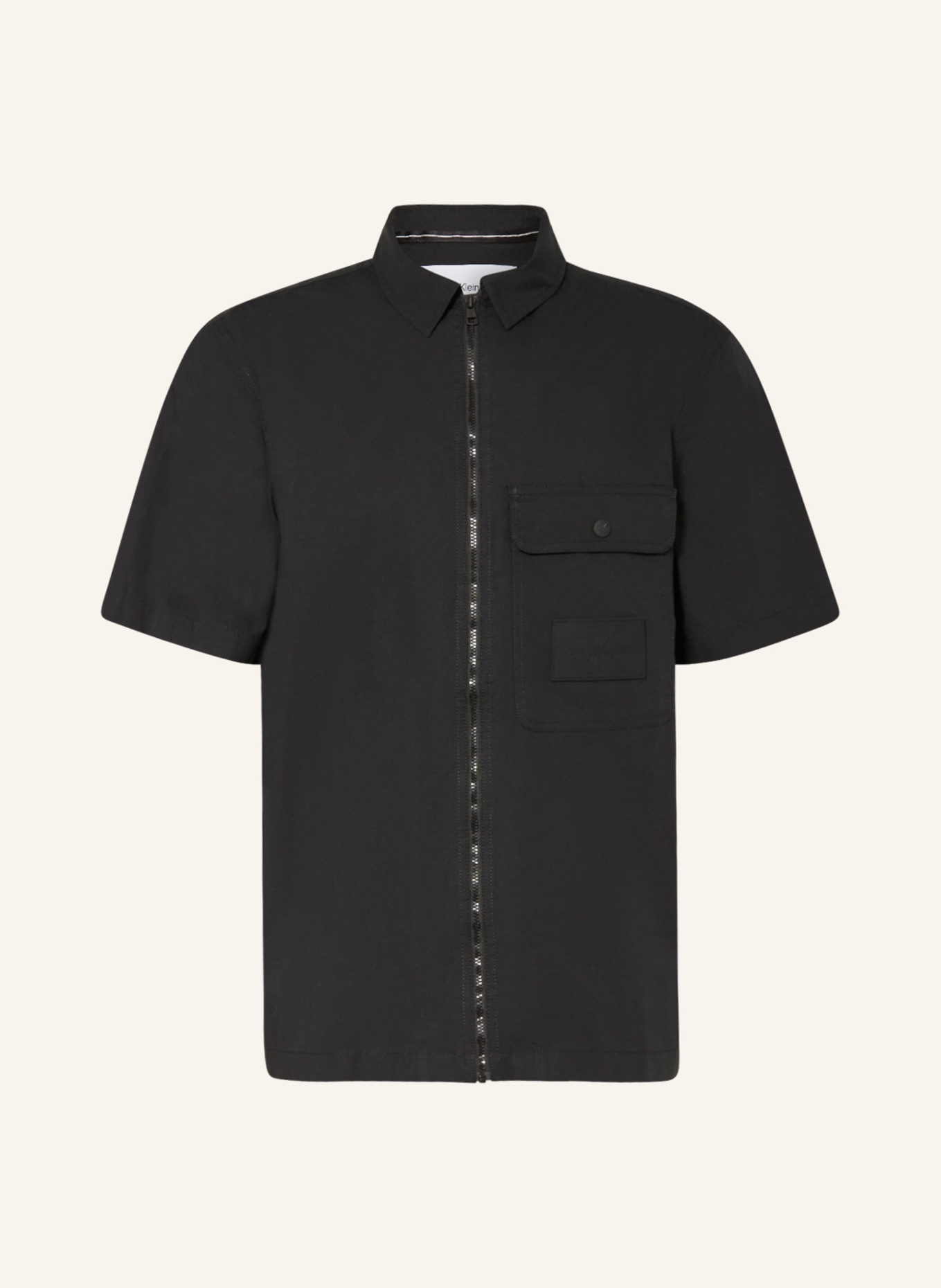 Calvin Klein Jeans Short sleeve shirt comfort fit, Color: BLACK (Image 1)