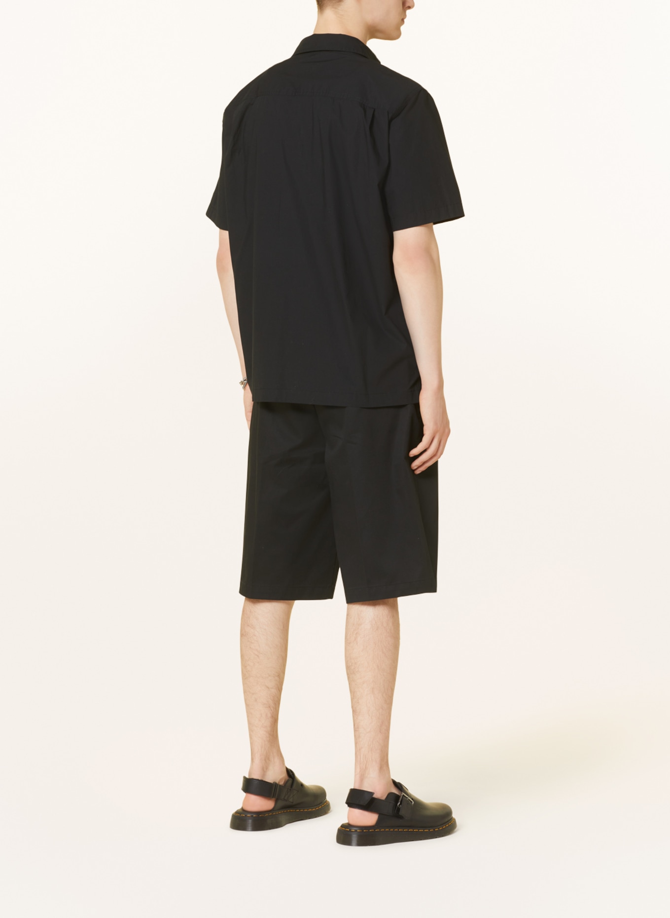 Calvin Klein Jeans Kurzarm-Hemd Comfort Fit, Farbe: SCHWARZ (Bild 3)