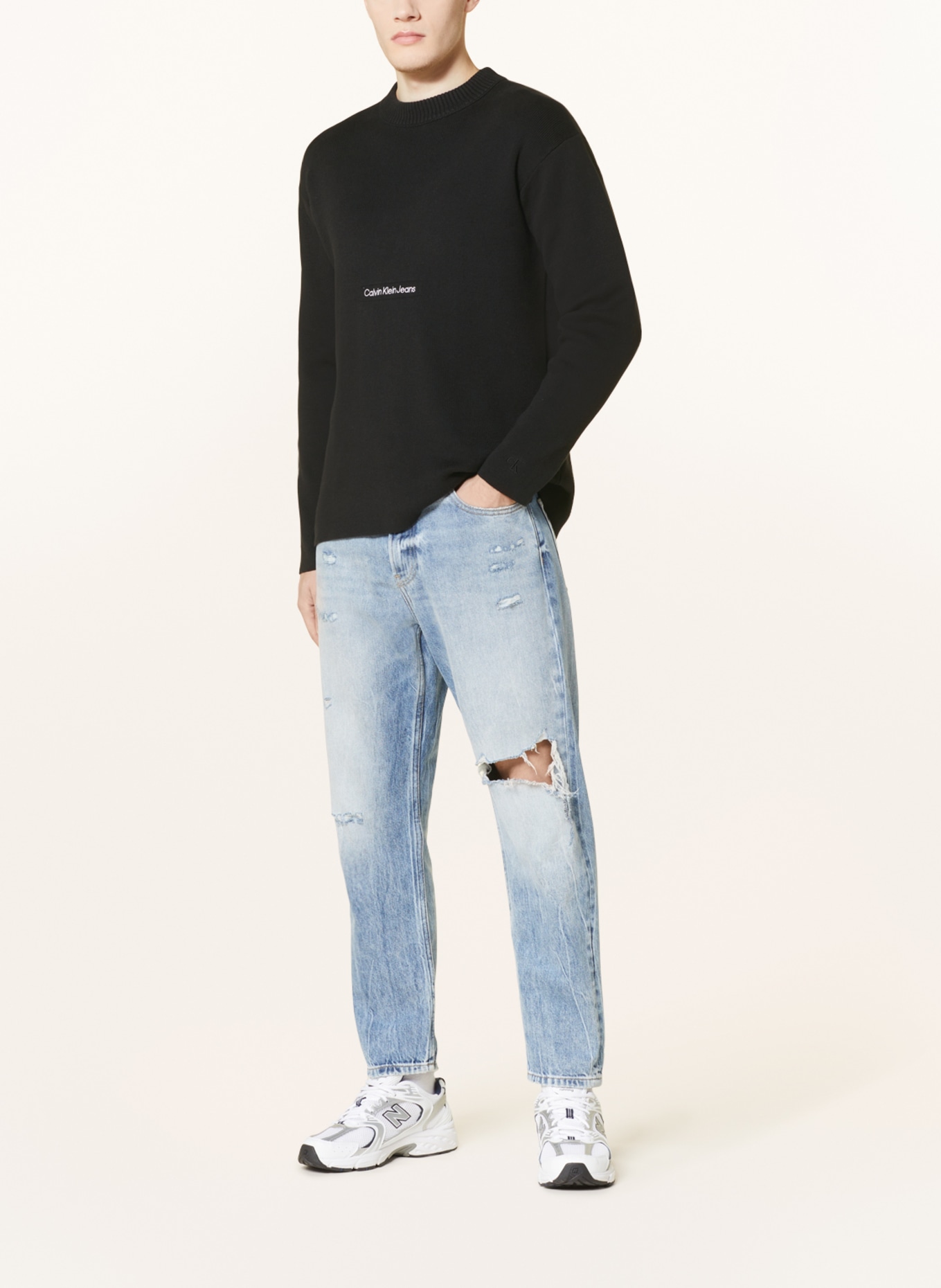 Calvin Klein Jeans Pullover, Farbe: SCHWARZ (Bild 2)