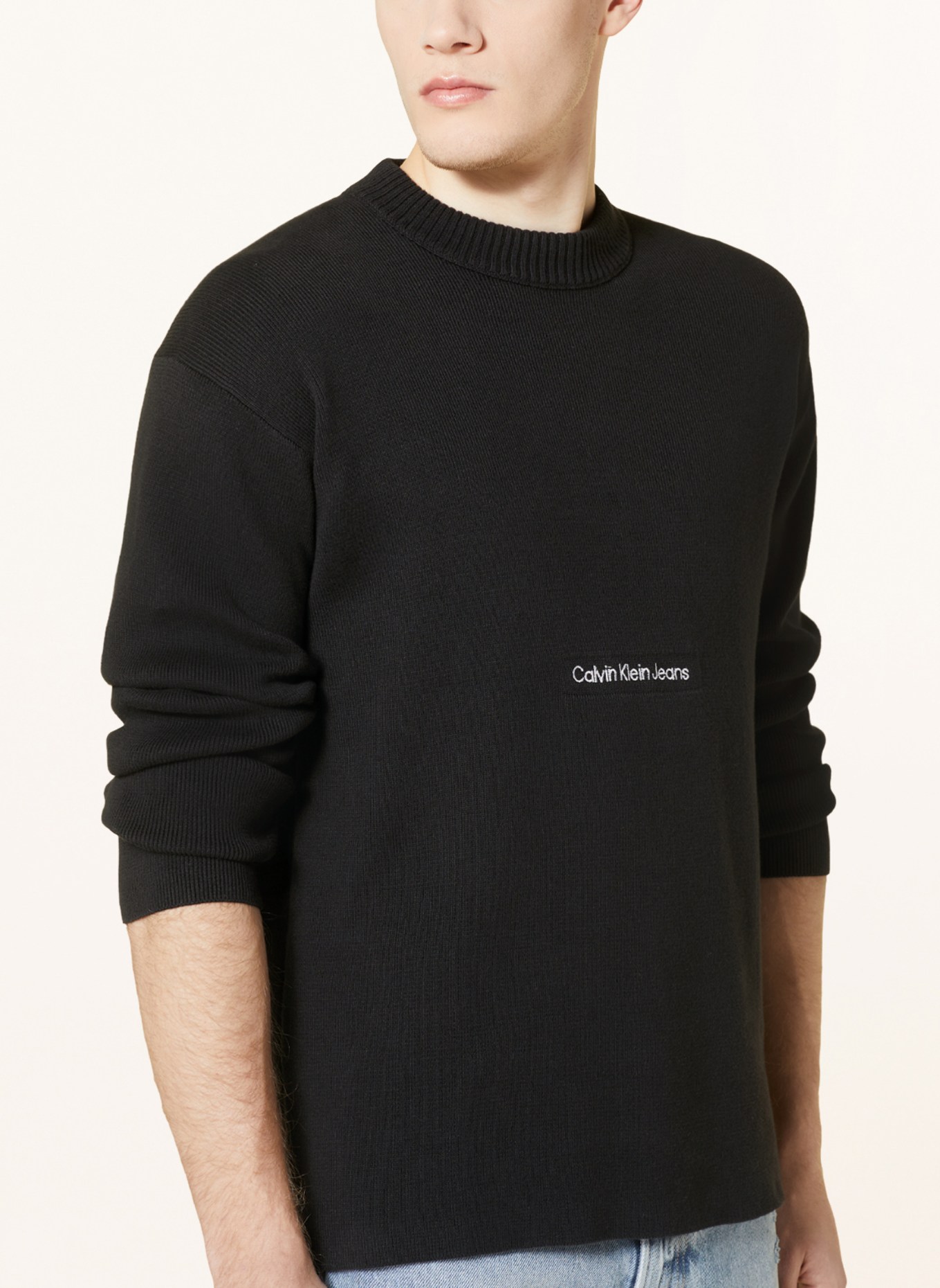 Calvin Klein Jeans Sweater, Color: BLACK (Image 4)
