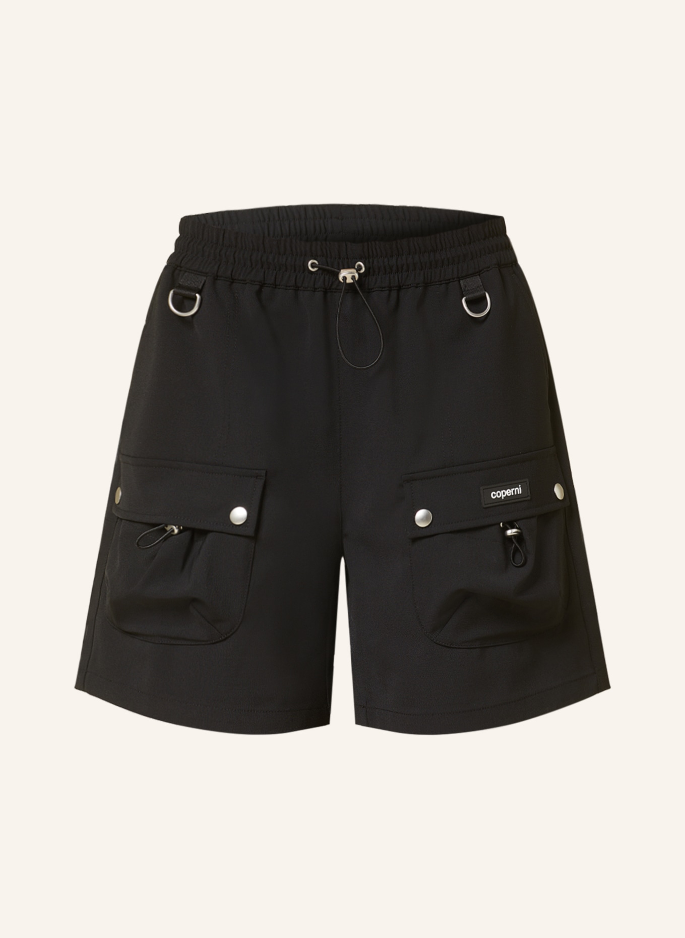 coperni Cargo shorts, Color: BLACK (Image 1)
