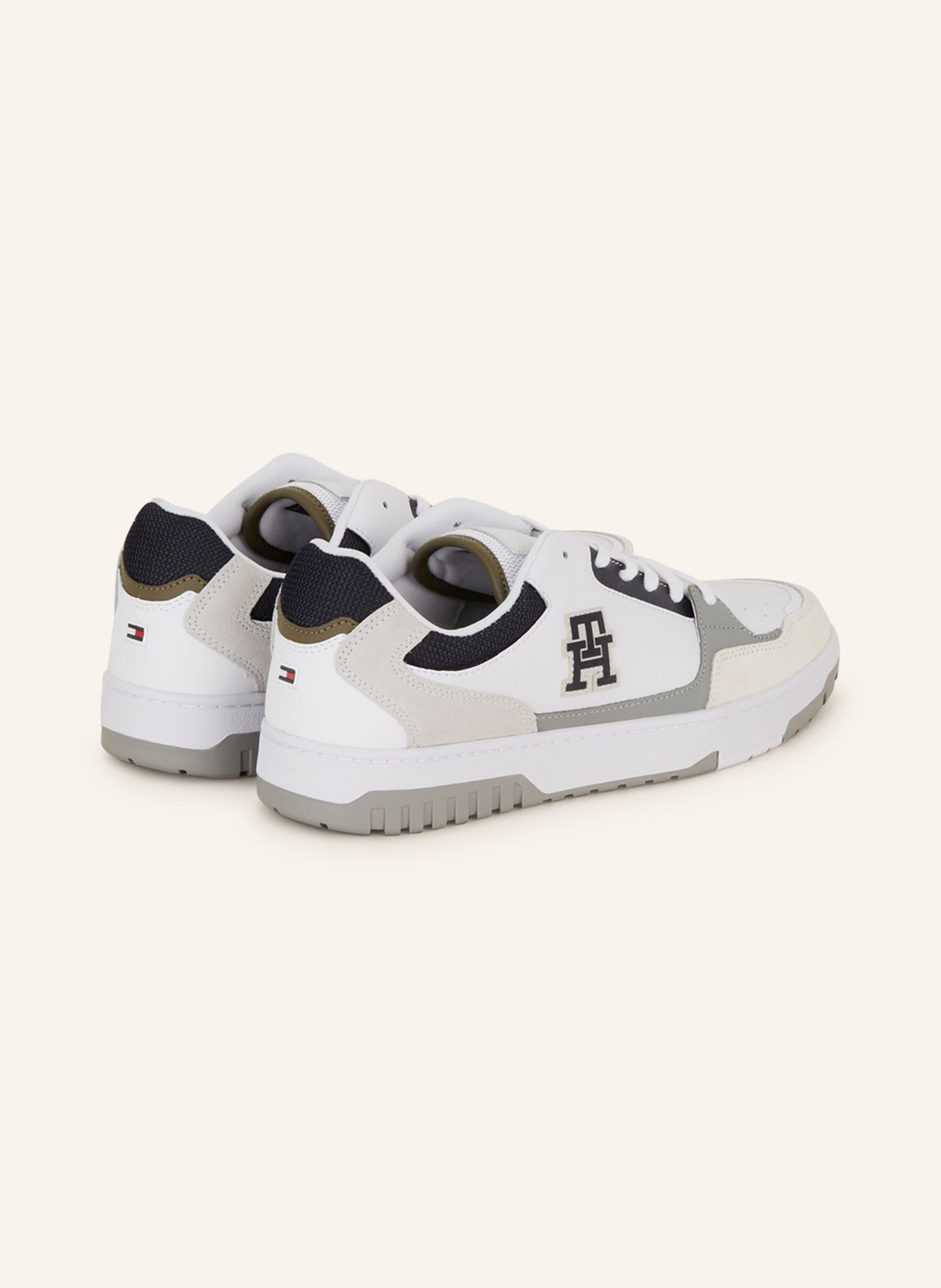 TOMMY HILFIGER Sneakers, Color: WHITE/ DARK BLUE/ LIGHT GRAY (Image 2)