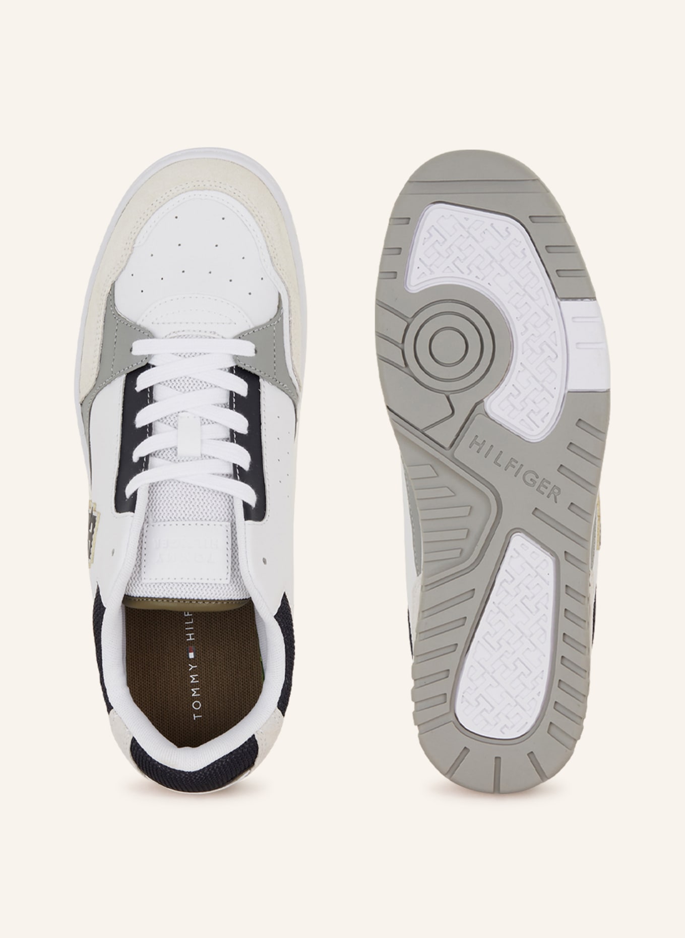 TOMMY HILFIGER Sneakers, Color: WHITE/ DARK BLUE/ LIGHT GRAY (Image 5)