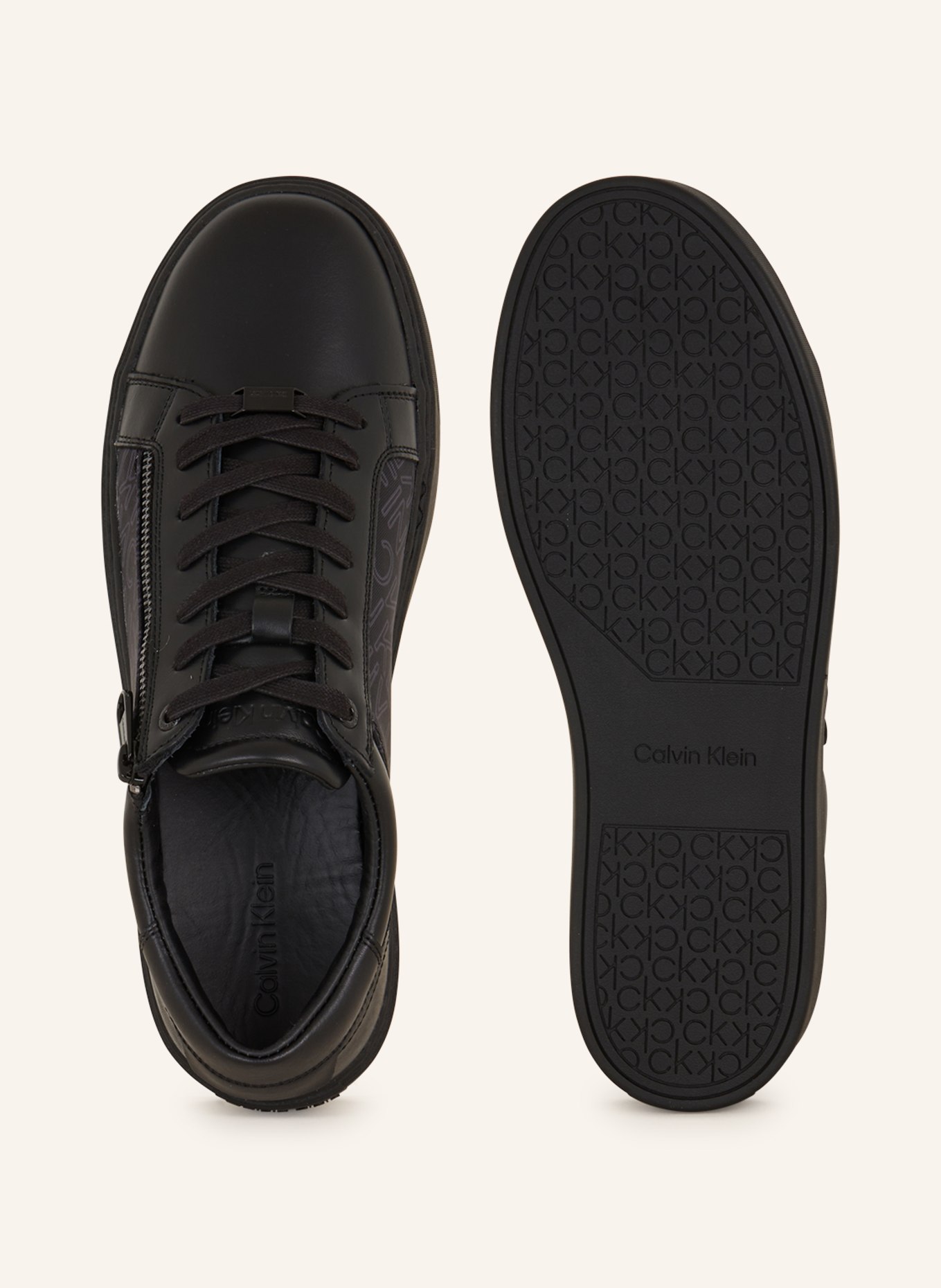 Calvin Klein Sneakers LACE UP, Color: BLACK (Image 5)