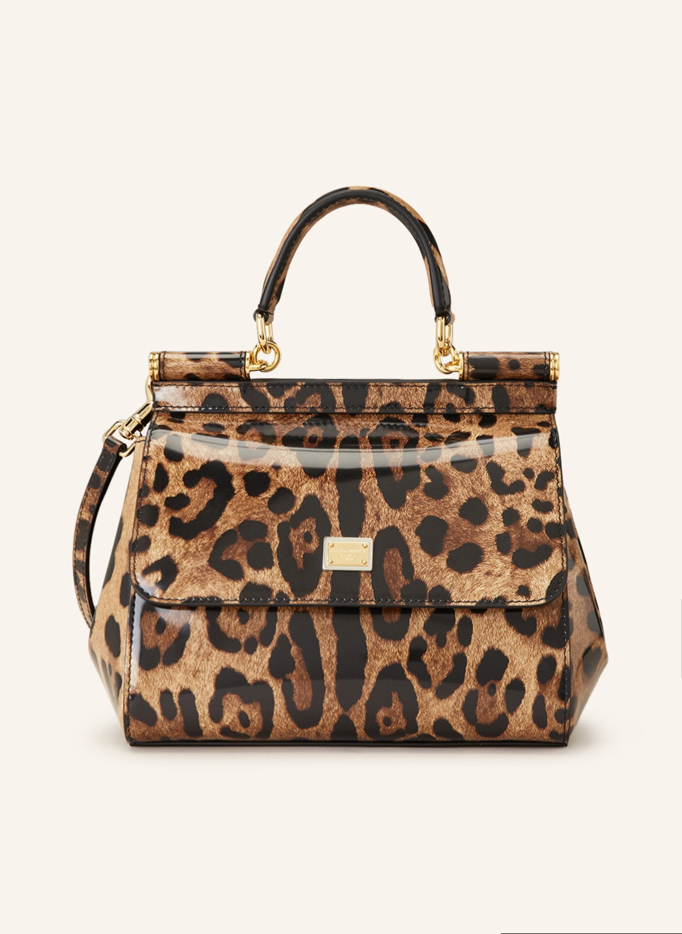DOLCE & GABBANA Handbag SICILY SMALL, Color: BROWN/ BLACK (Image 1)