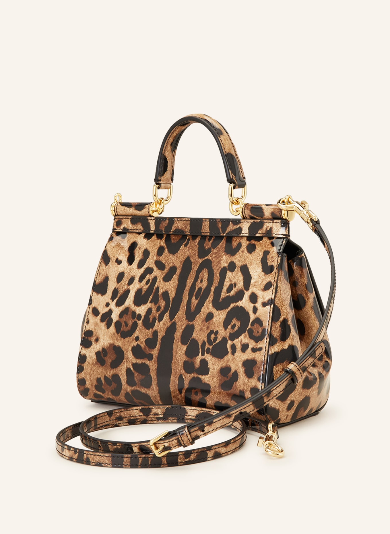 DOLCE & GABBANA Handbag SICILY SMALL, Color: BROWN/ BLACK (Image 2)
