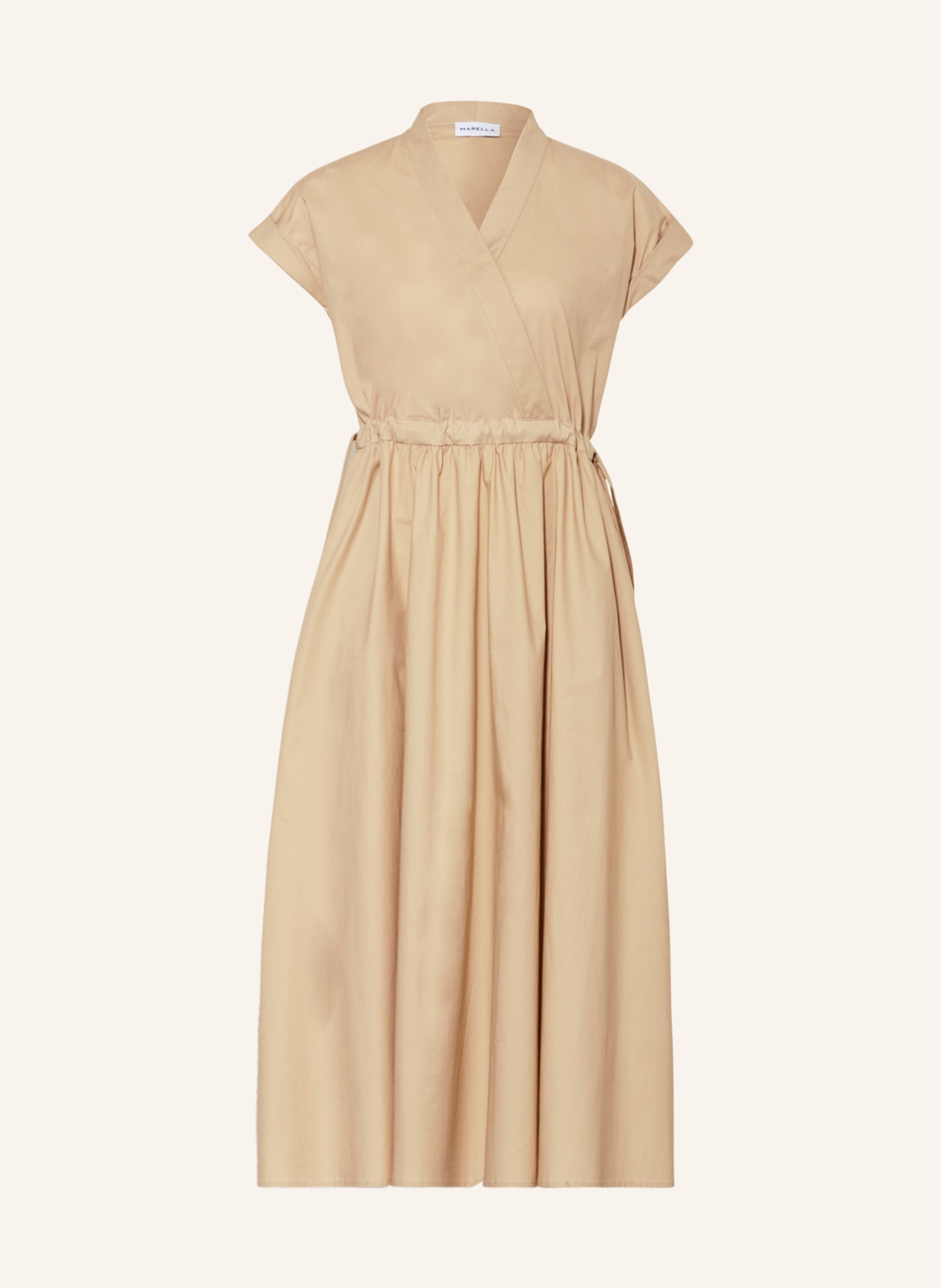 MARELLA Dress TROUPE in wrap look, Color: BEIGE (Image 1)