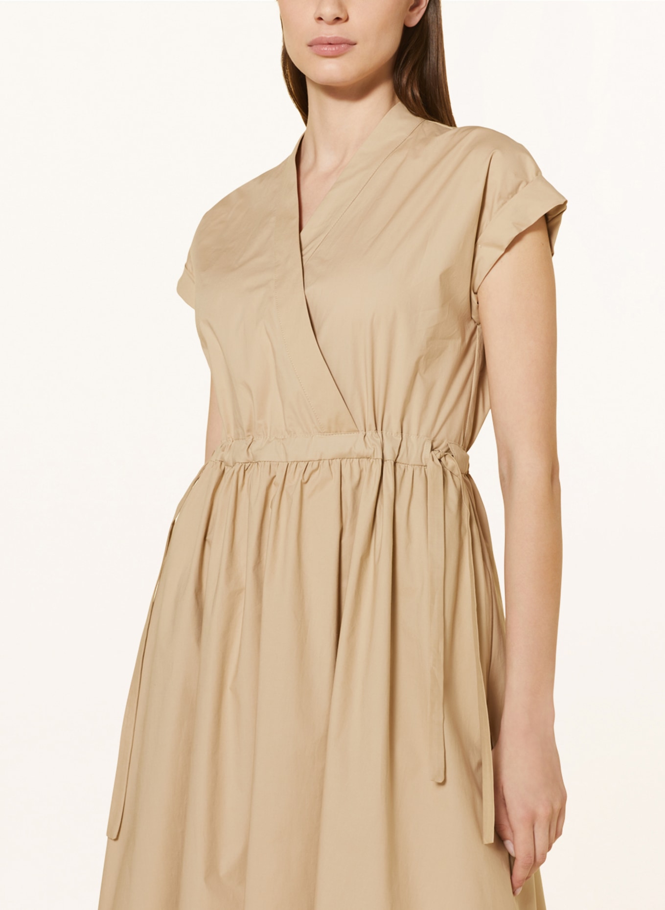 MARELLA Dress TROUPE in wrap look, Color: BEIGE (Image 4)