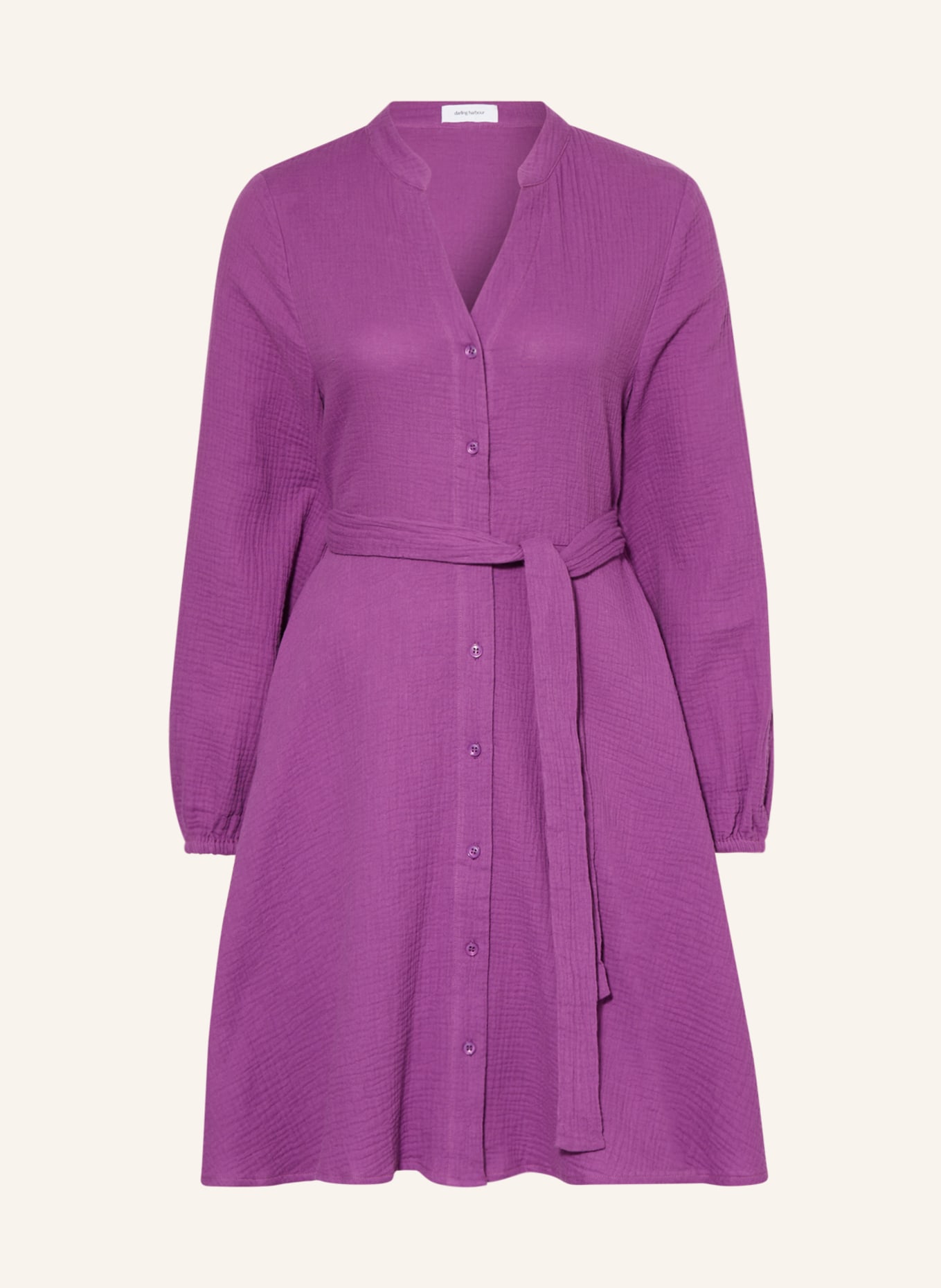 darling harbour Hemdblusenkleid aus Musselin: Orchidee