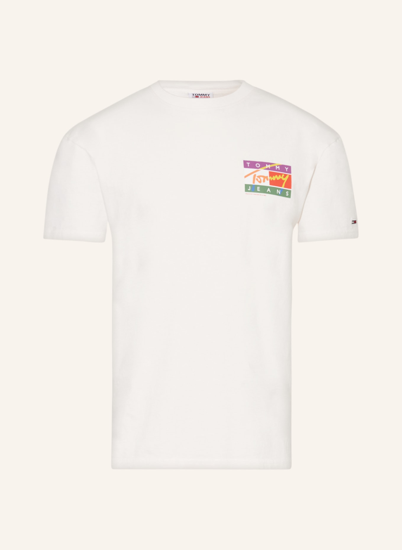 TOMMY JEANS T shirt in cream
