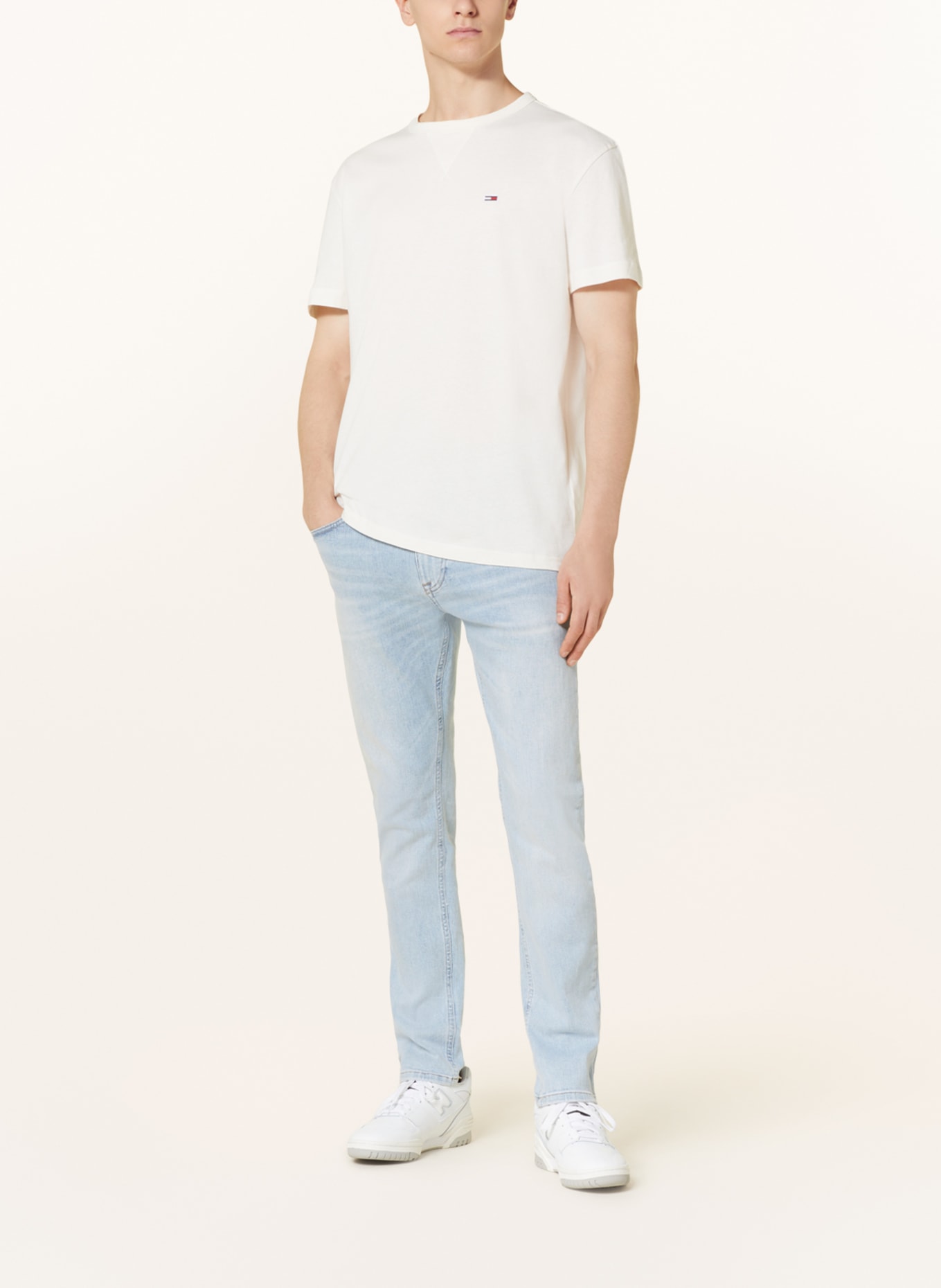 TOMMY JEANS T-shirt, Color: CREAM (Image 2)
