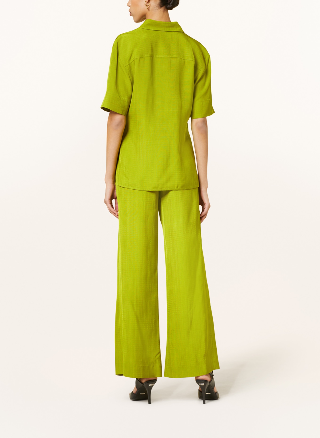 VICTORIABECKHAM Trousers, Color: LIGHT GREEN (Image 3)