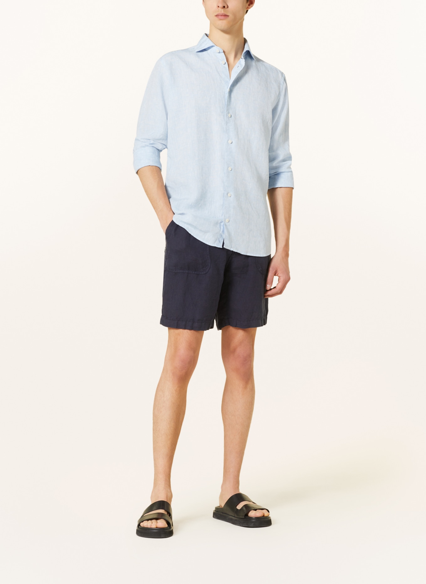 ETON Leinenhemd Slim Fit, Farbe: HELLBLAU (Bild 2)