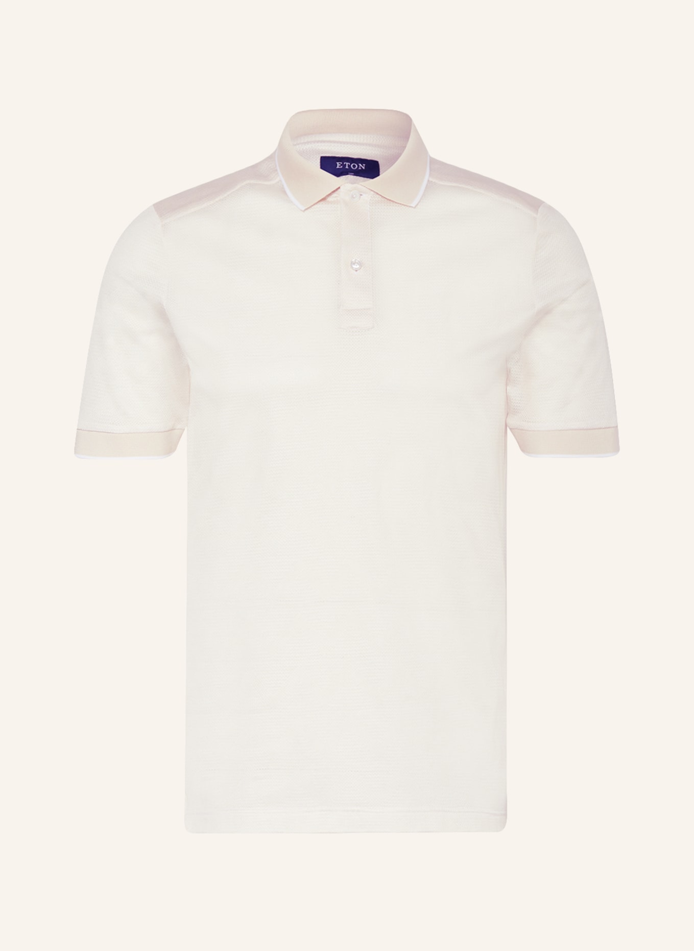ETON Poloshirt Slim Fit, Farbe: CREME (Bild 1)