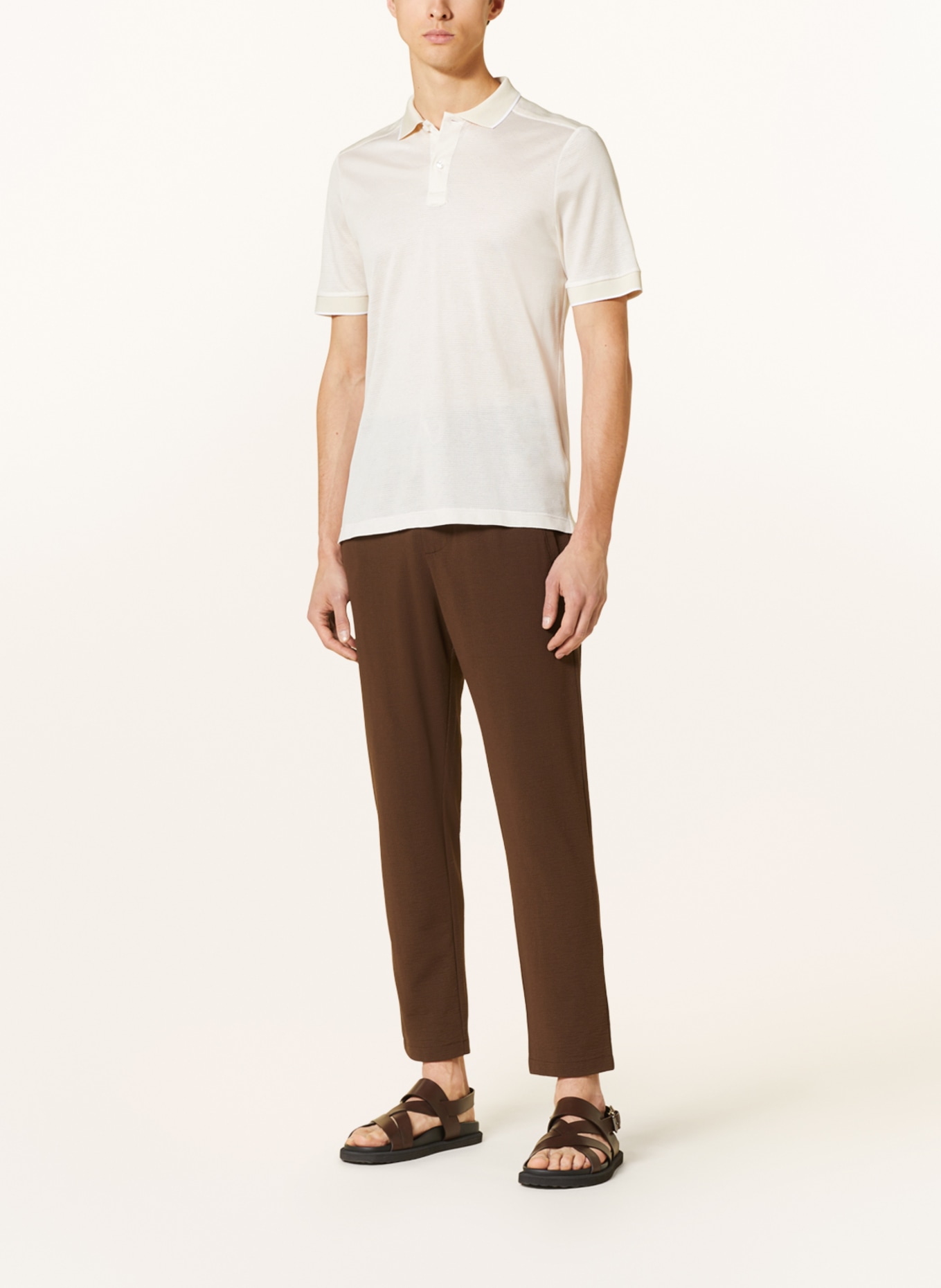 ETON Poloshirt Slim Fit, Farbe: CREME (Bild 2)