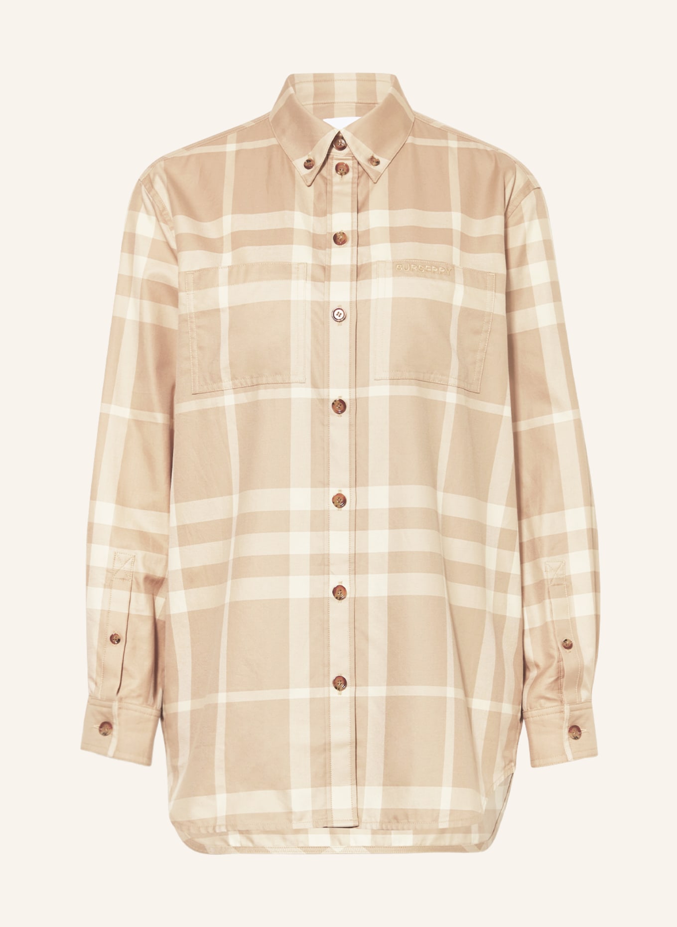 BURBERRY Shirt blouse IVANNA, Color: BEIGE/ LIGHT BROWN (Image 1)