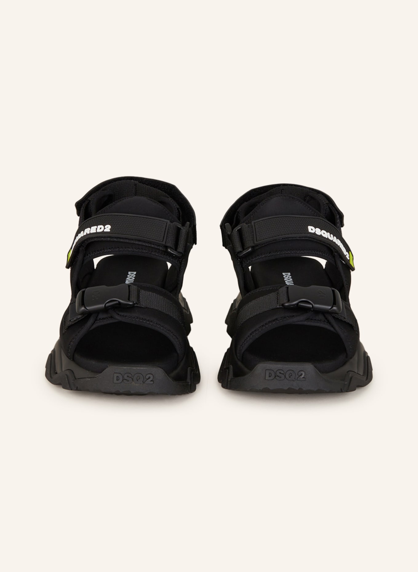 DSQUARED2 Sandals NEOPRENE, Color: BLACK (Image 3)