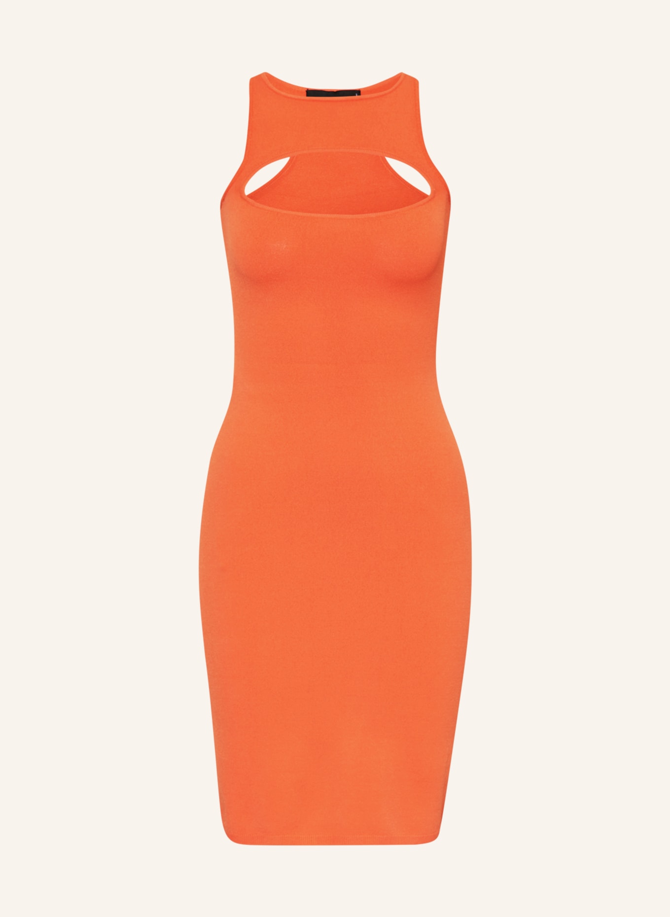 DSQUARED2 Jersey dress with cut-out, Color: ORANGE (Image 1)