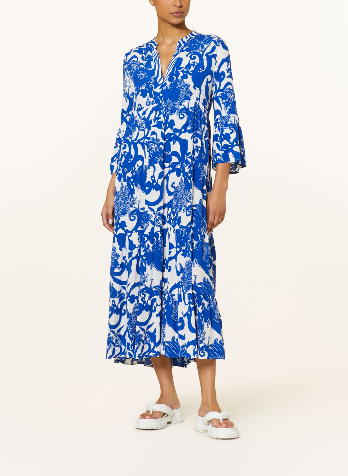 LIEBLINGSSTÜCK Kleid EDLAL mit 3/4-Arm, Farbe: BLAU/ WEISS (Bild 2)