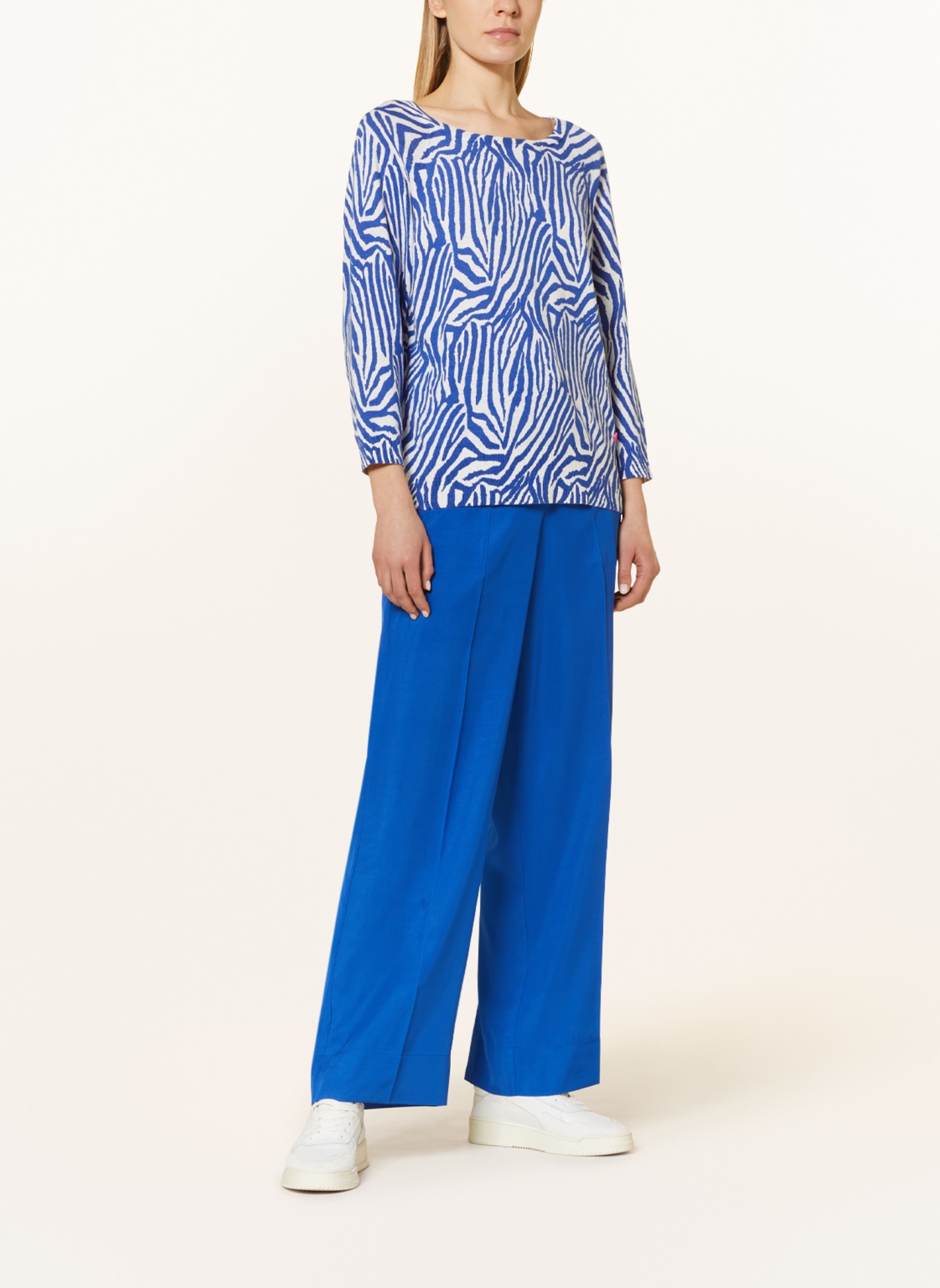 LIEBLINGSSTÜCK Wide leg trousers, Color: BLUE (Image 2)