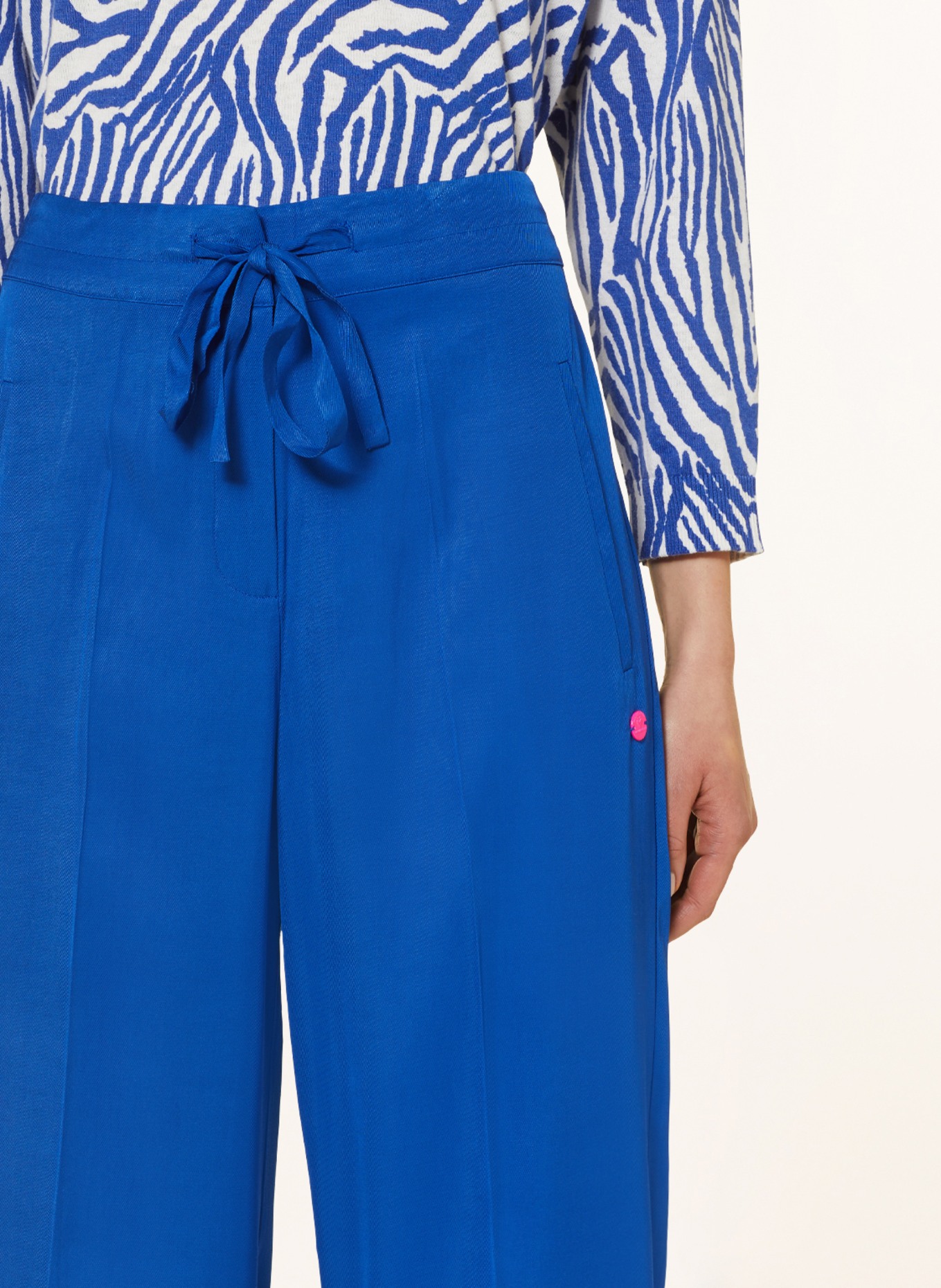 LIEBLINGSSTÜCK Wide leg trousers, Color: BLUE (Image 5)