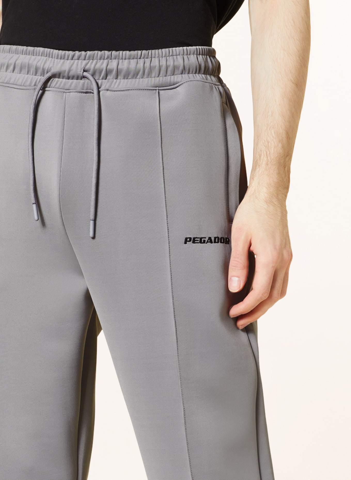 PEGADOR Pants in jogger style, Color: GRAY (Image 5)