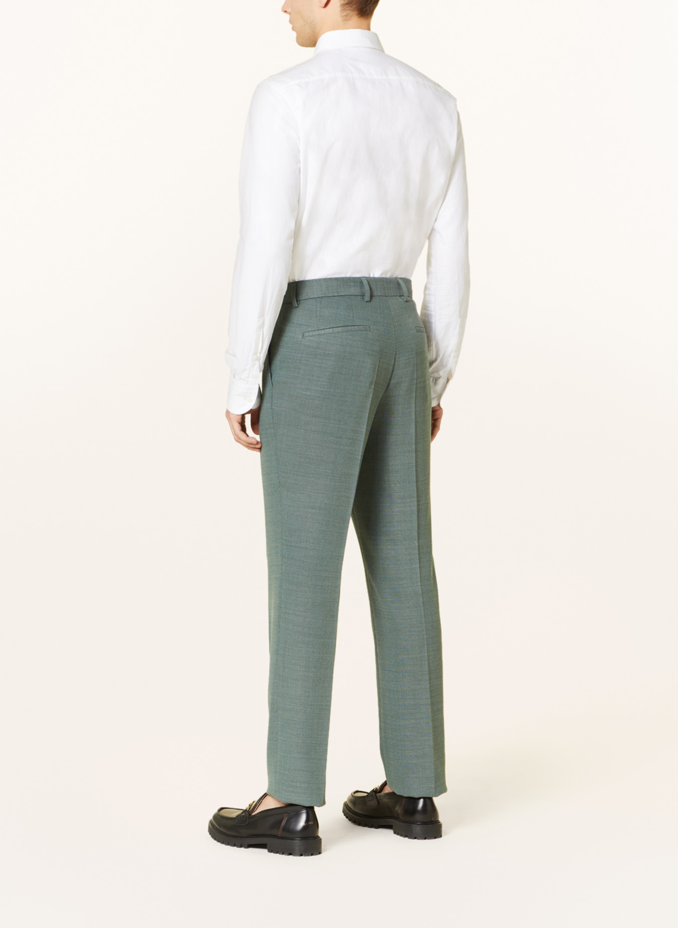 BOSS Suit trousers H LENON 224 regular fit, Color: 343 OPEN GREEN (Image 4)
