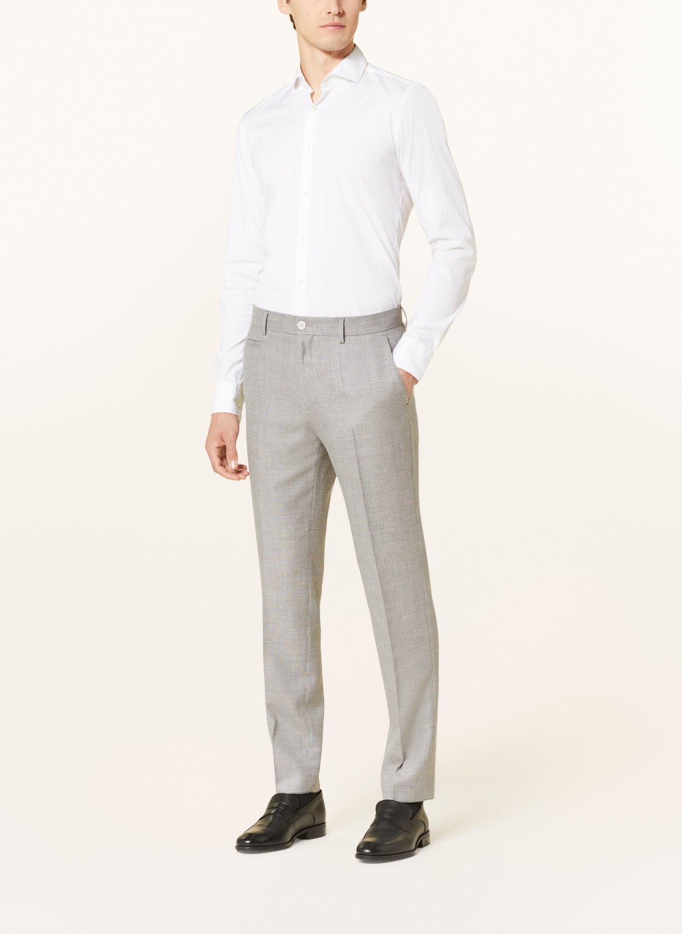 BOSS Anzughose LENON Regular Fit, Farbe: 041 SILVER (Bild 3)