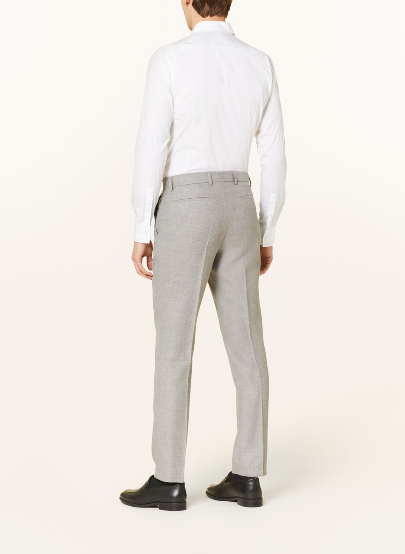 BOSS Anzughose LENON Regular Fit, Farbe: 041 SILVER (Bild 4)