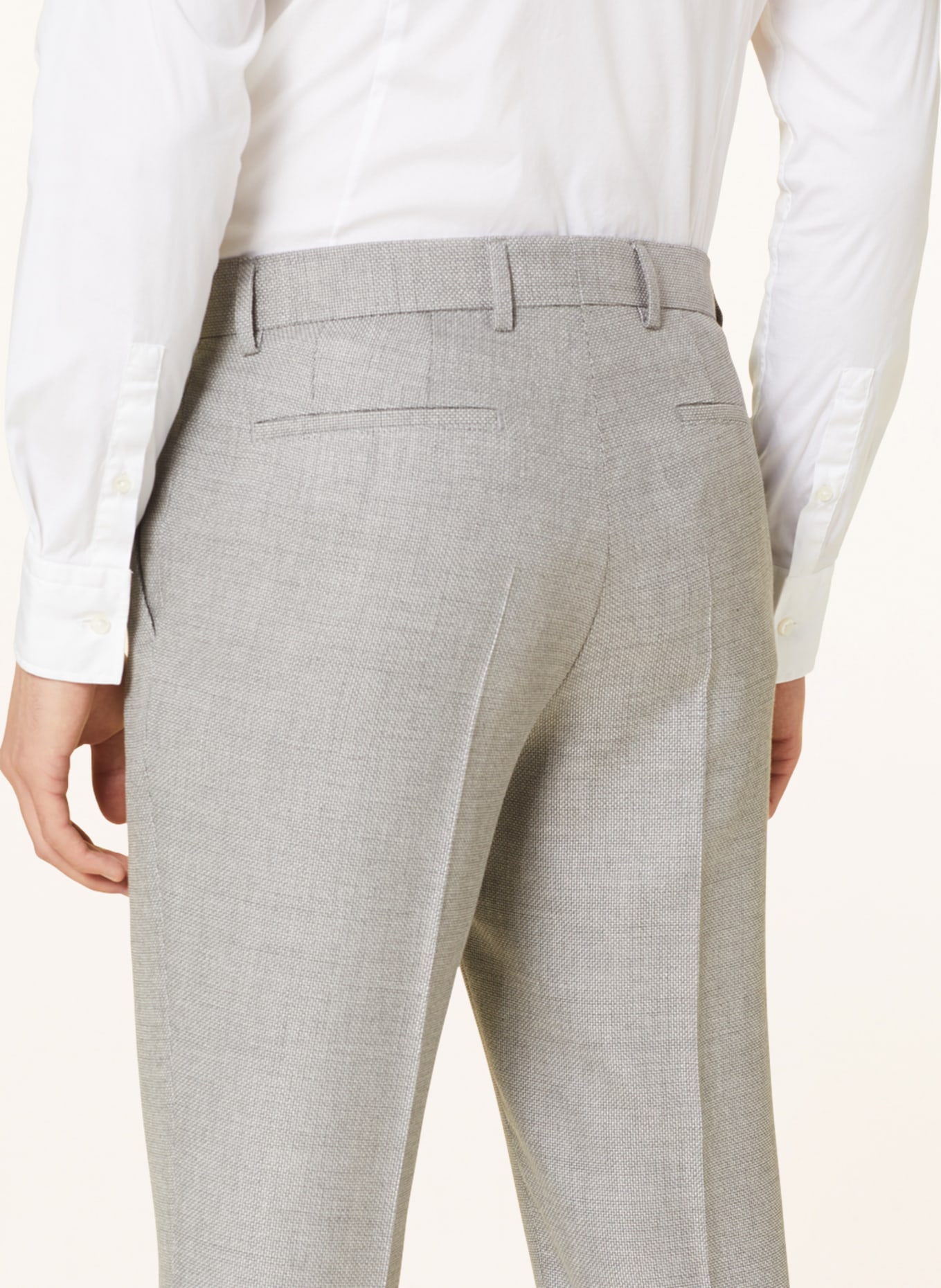 BOSS Anzughose LENON Regular Fit, Farbe: 041 SILVER (Bild 6)