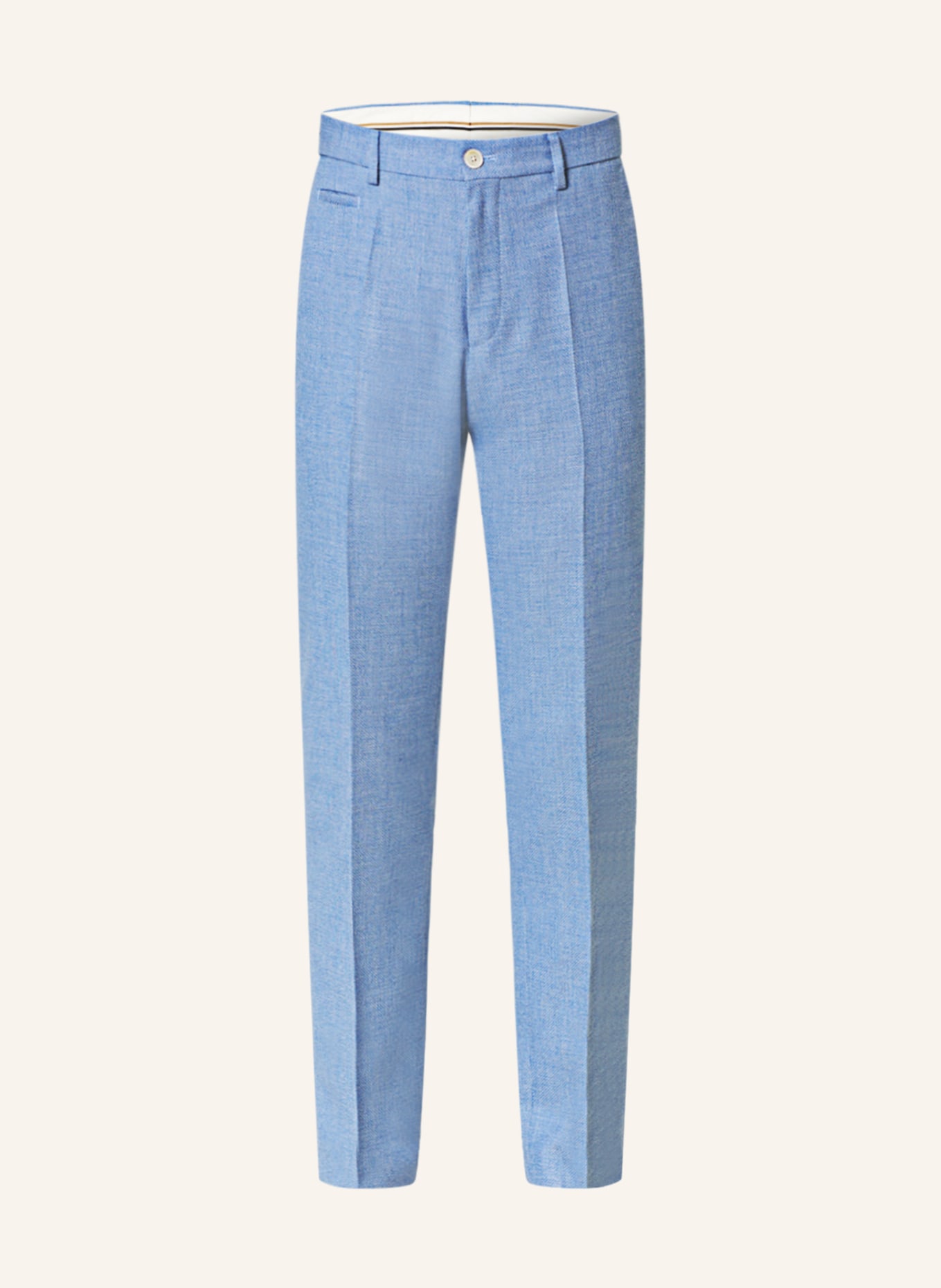 BOSS Spodnie garniturowe LENON regular fit, Kolor: 413 NAVY (Obrazek 1)